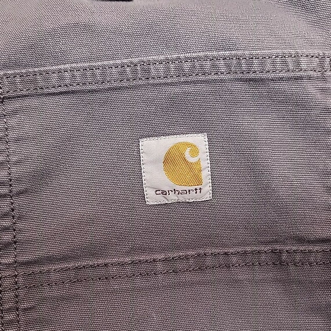 Carhartt VINTAGE Carhartt Pants Mens 42x30 Gray Canvas Relaxed Fit Cargo Work 102291 Size US 42 / EU 58 - 7 Thumbnail