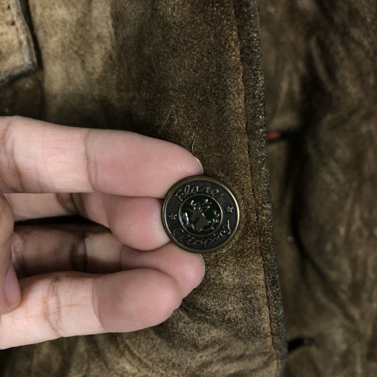 Issey Miyake 📌Vintage Biker Leather Jacket Flare Big Logo Lining Size US M / EU 48-50 / 2 - 17 Thumbnail