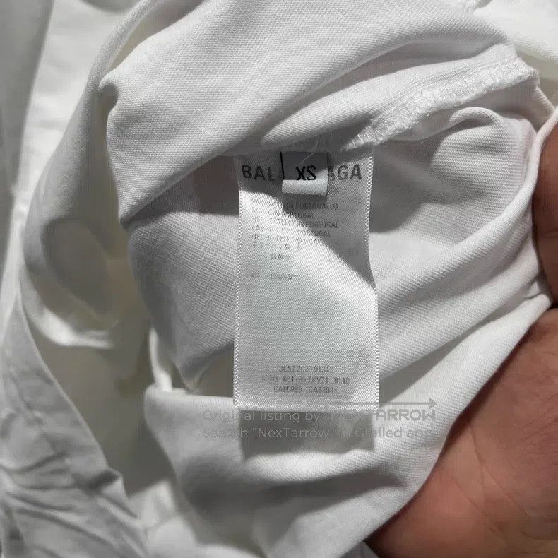 Balenciaga Balenciaga White Logo-Free T-Shirt Size US XS / EU 42 / 0 - 3 Thumbnail