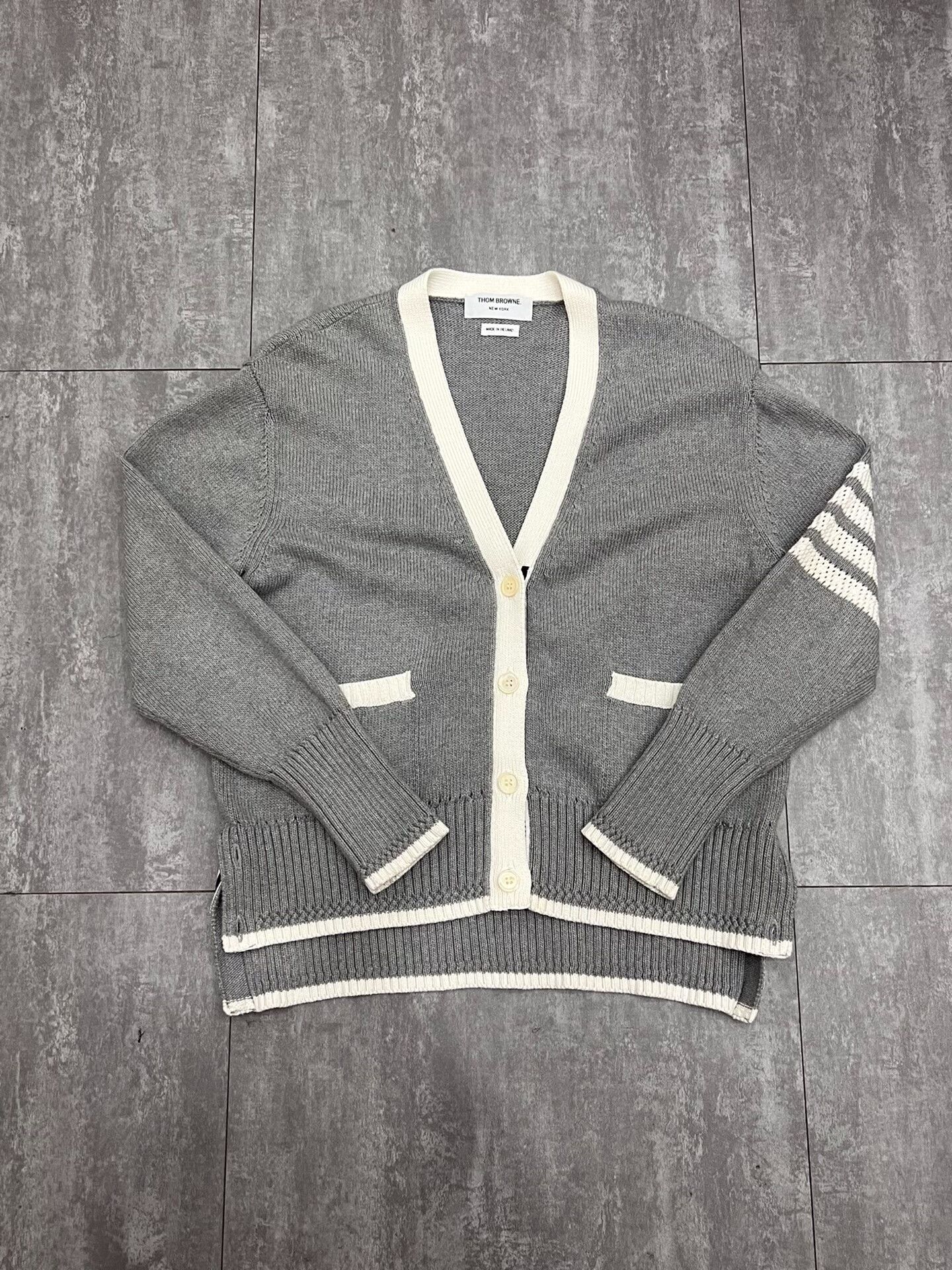 Thom Browne Thom Browne Knit Striped Brown Sweater m Men Size US M / EU 48-50 / 2 - 1 Thumbnail