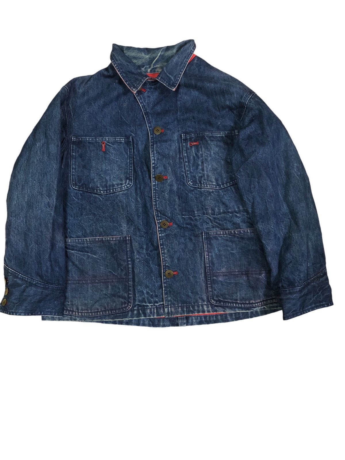 Melrose Melrose Denim Shibuya style chore jacket Size US M / EU 48-50 / 2 - 1 Thumbnail