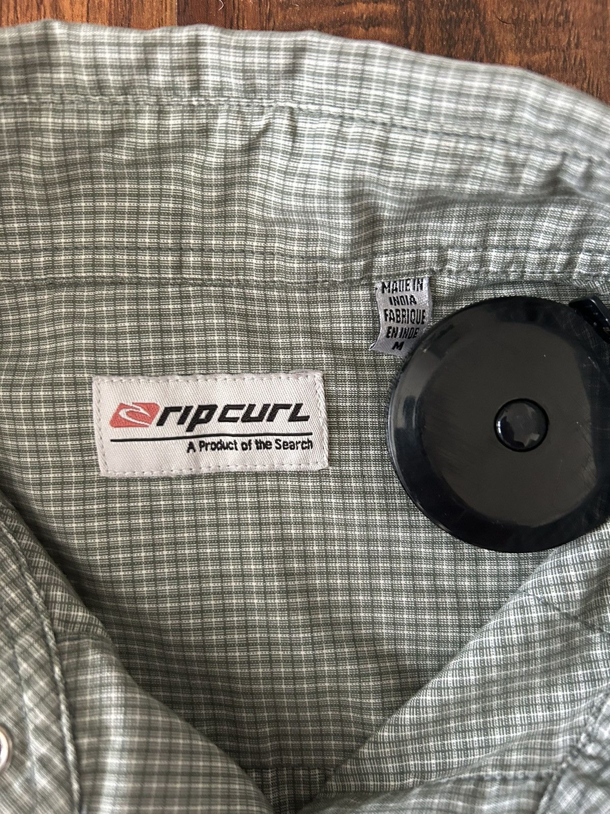 Ripcurl Vintage Y2K Green Ripcurl Plaid Button Up Size US M / EU 48-50 / 2 - 3 Thumbnail