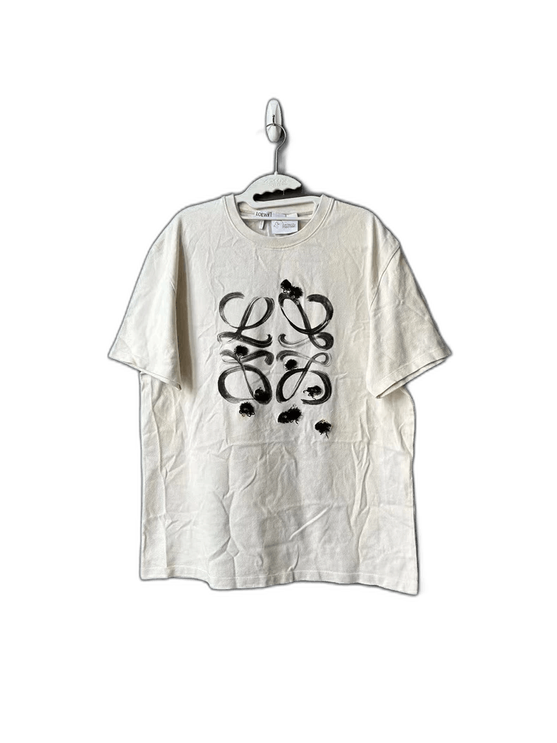Loewe Loewe Short Sleeve T-Shirt in Beige Color Size US M / EU 48-50 / 2 - 1 Thumbnail