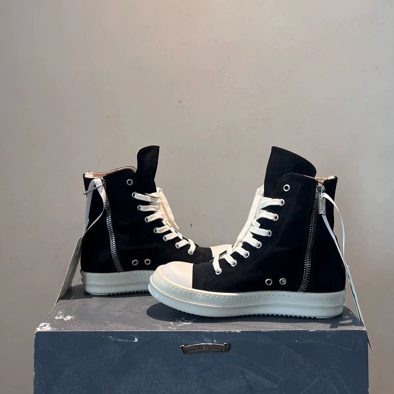 Rick Owens Rick Owens Secondary Line High Top Canvas Material Convers Size US 7 / IT 37 - 4 Thumbnail