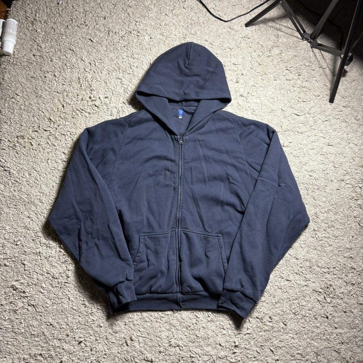 Balenciaga × Kanye West × Yeezy YZY x GAP Zip Up Hoodie Navy | Grailed