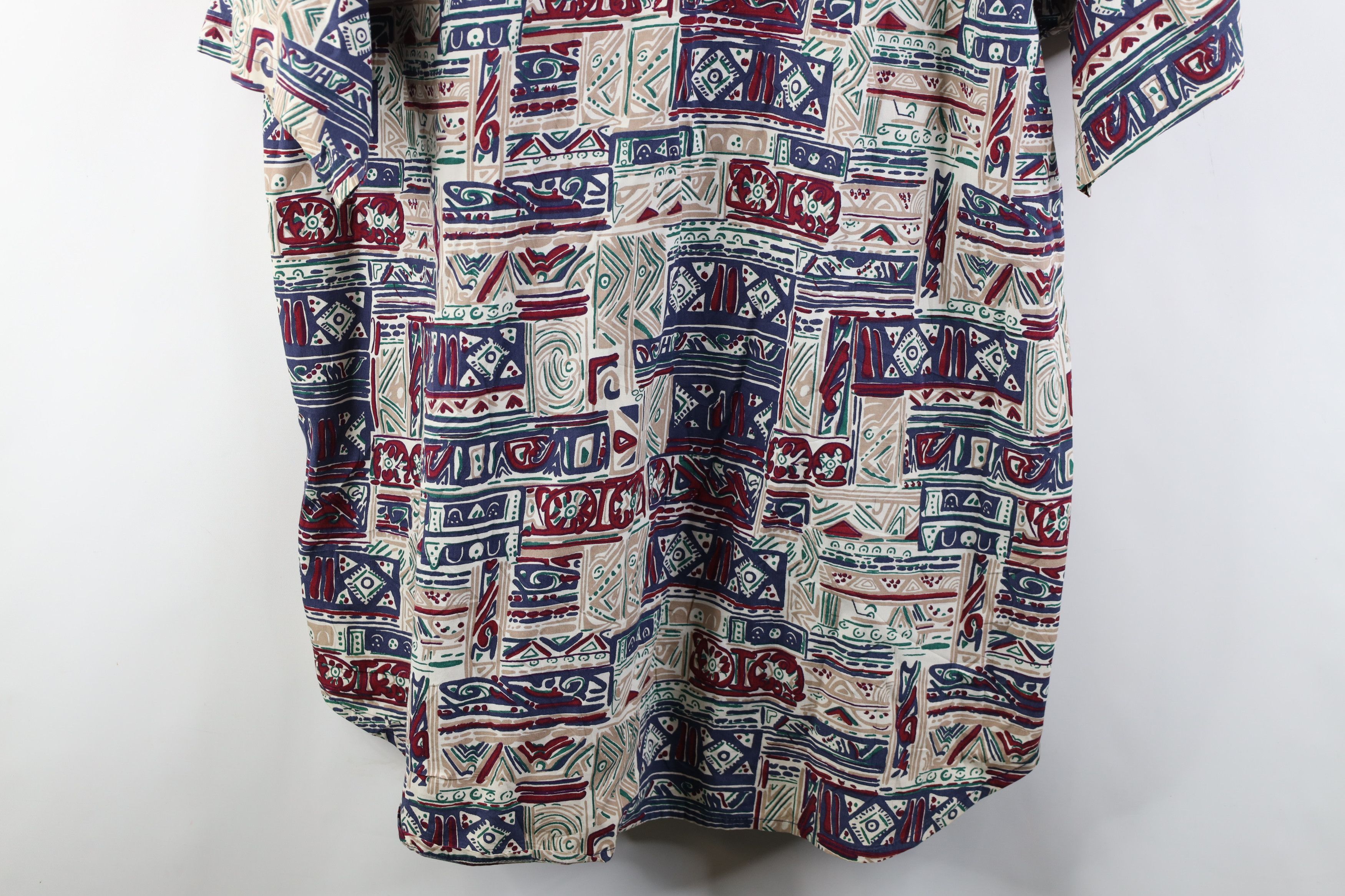 Vintage Vintage 90s Streetwear Short Sleeve Collared Button Shirt Size US XL / EU 56 / 4 - 10 Thumbnail