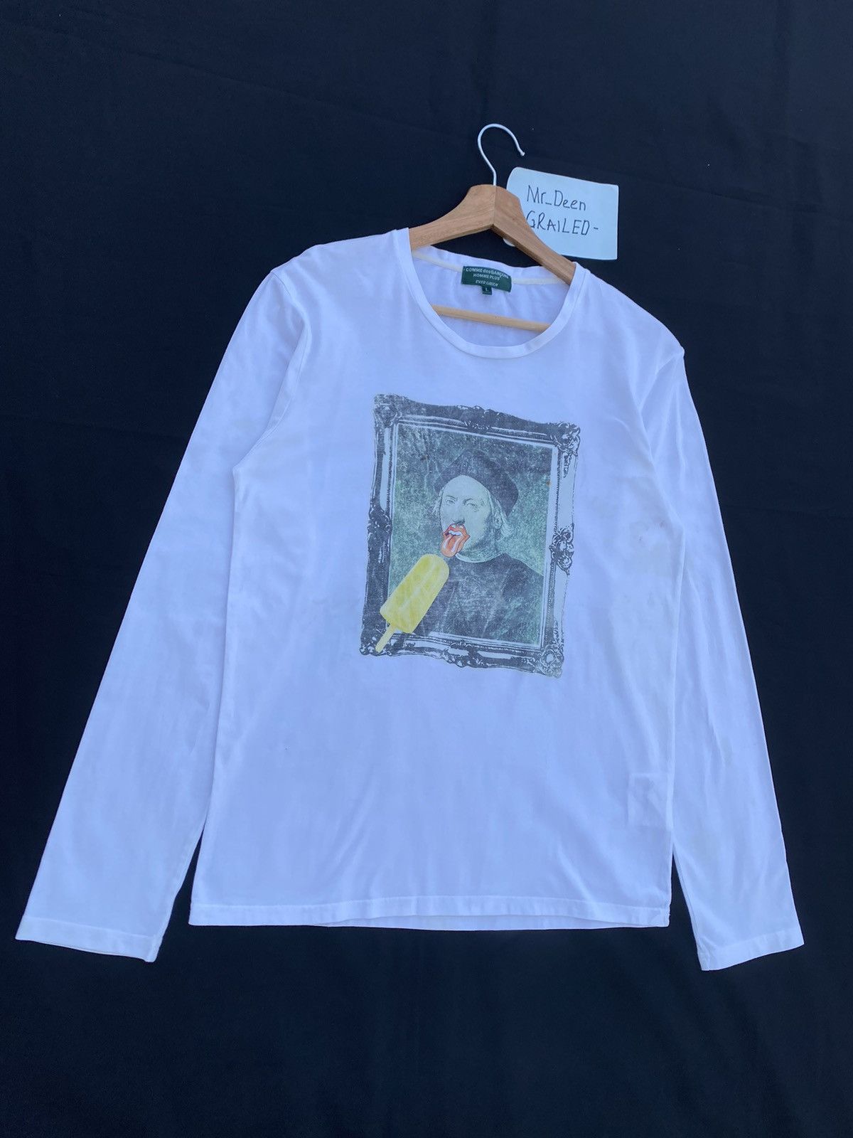 Comme des Garcons Rare Comme Des Garcons Homme Longsleeve Tshirt Size US L / EU 52-54 / 3 - 3 Thumbnail
