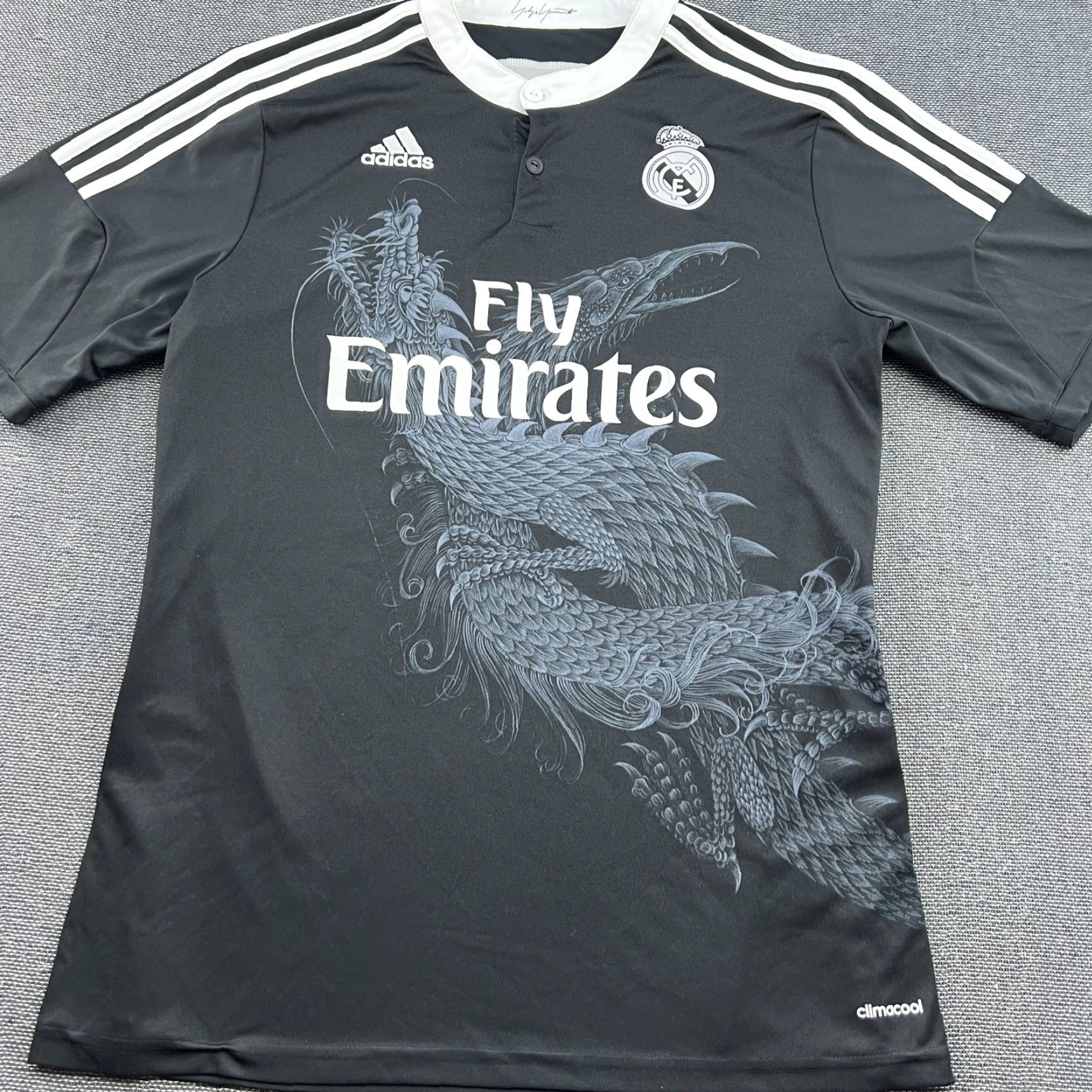 Adidas Real Madrid adidas Jersey T-Shirt XL Gray Football Toni Kroos 2014 2015 Third Dragon Yamamoto Mens Size US XL / EU 56 / 4 - 2 Thumbnail