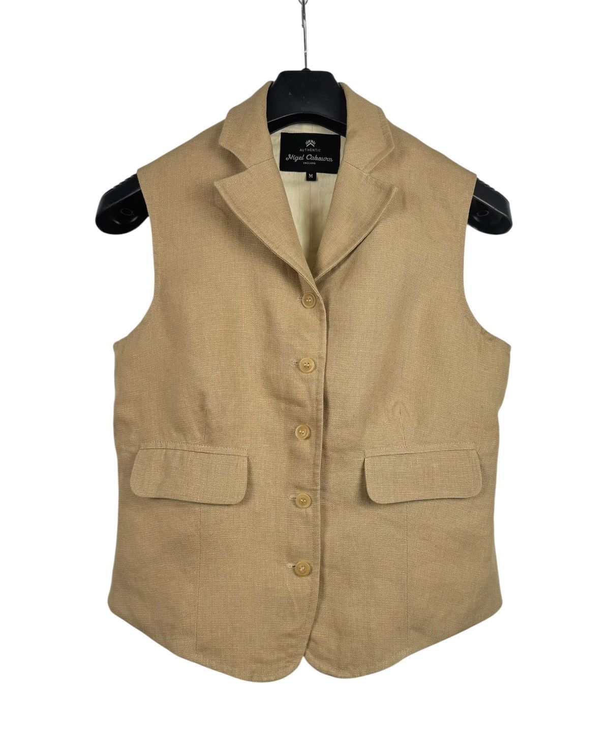 Nigel Cabourn Nigel Cabourn Linen Ladies Waistcoat size M Size M / US 6-8 / IT 42-44 - 8 Thumbnail