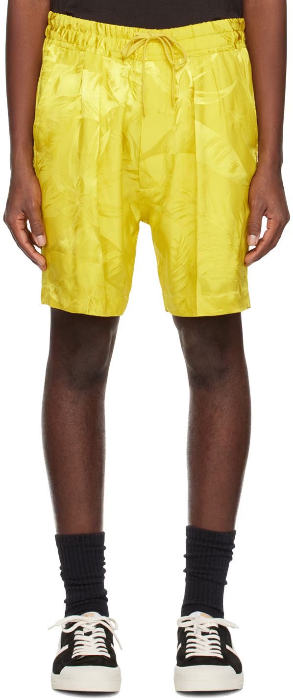 image of Tom Ford O1W1Db10124 Short In Yellow, Men's (Size 36)