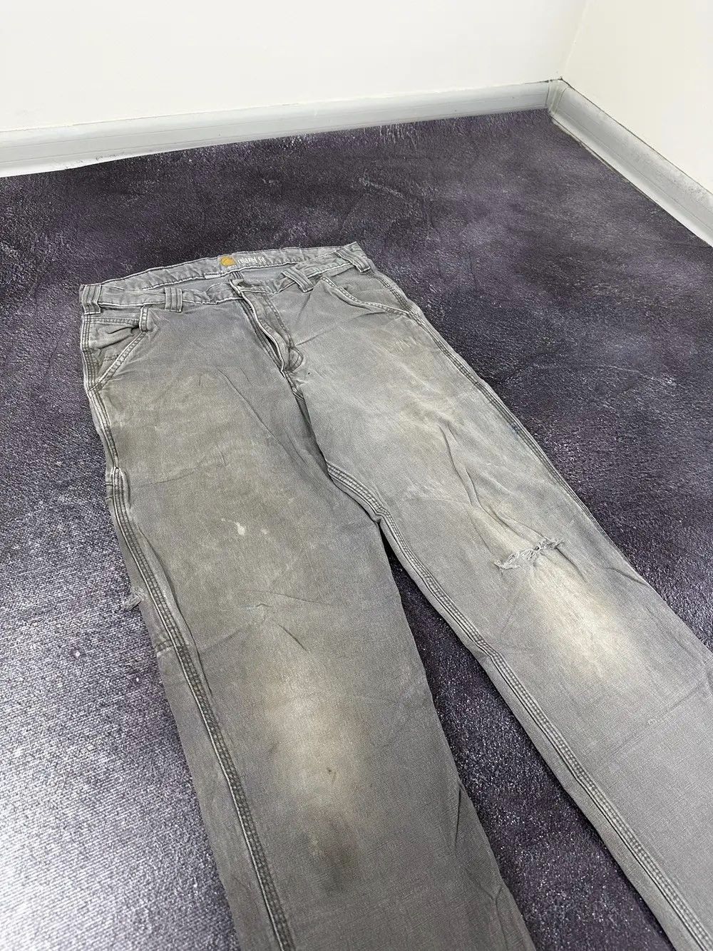Carhartt Vintage Carhartt USA Distressed Relaxed Fit Opium Work Pants Size US 32 / EU 48 - 13 Thumbnail