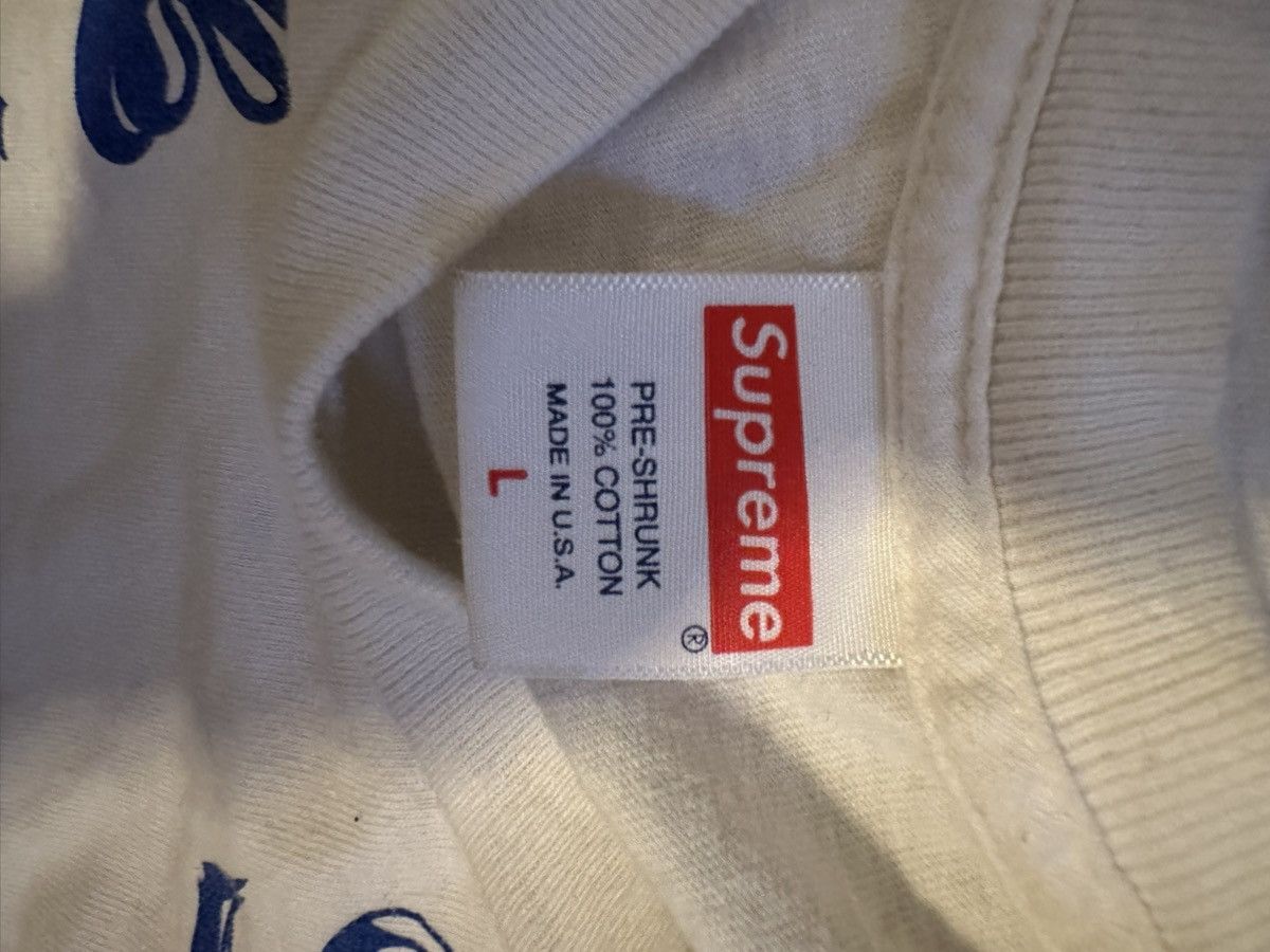 Supreme Supreme Multi Logo Tee White Size US L / EU 52-54 / 3 - 3 Thumbnail