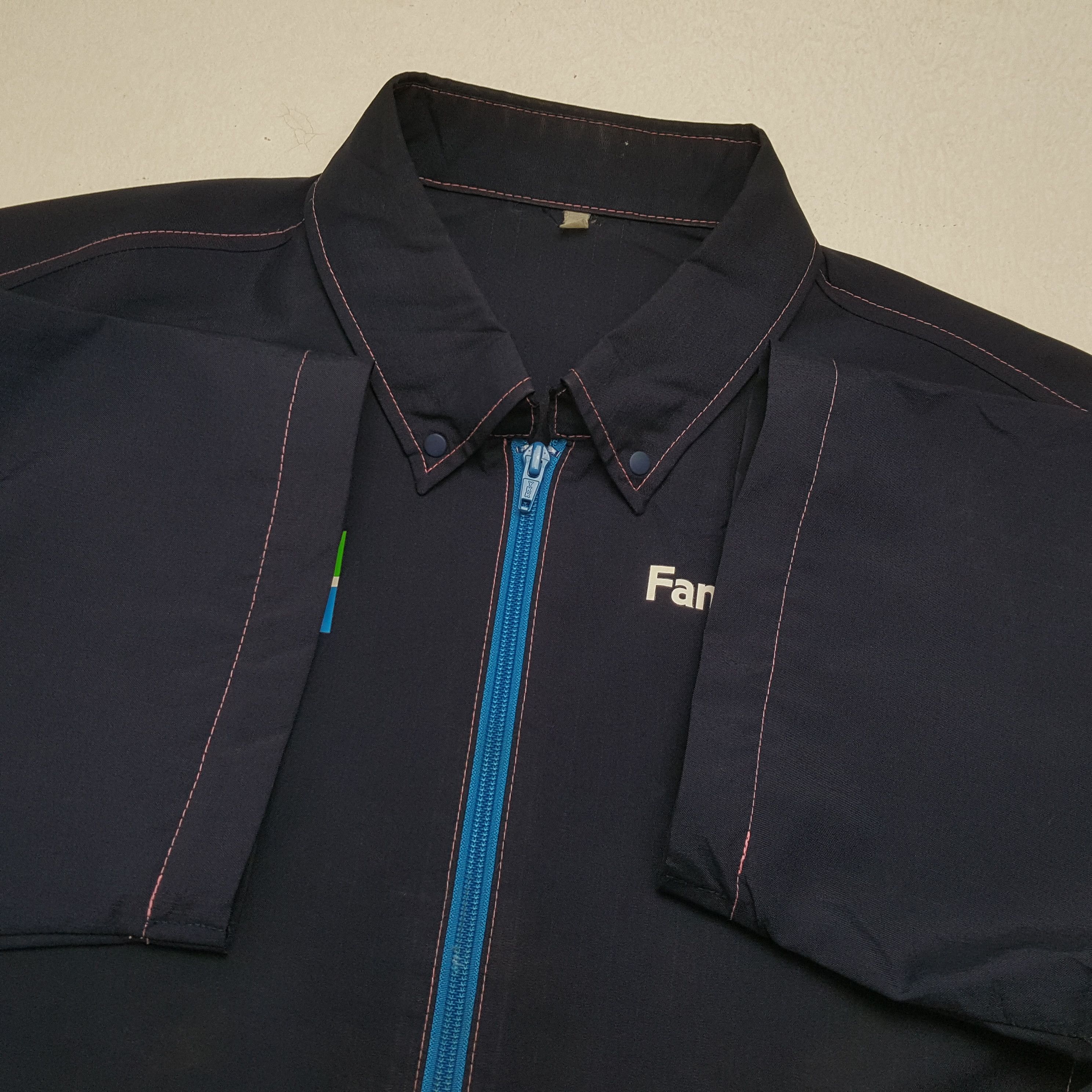 Japanese Brand × Vintage Vintage FAMILY MART Japanese Uniform Working Shirt Jacket Size US L / EU 52-54 / 3 - 8 Thumbnail