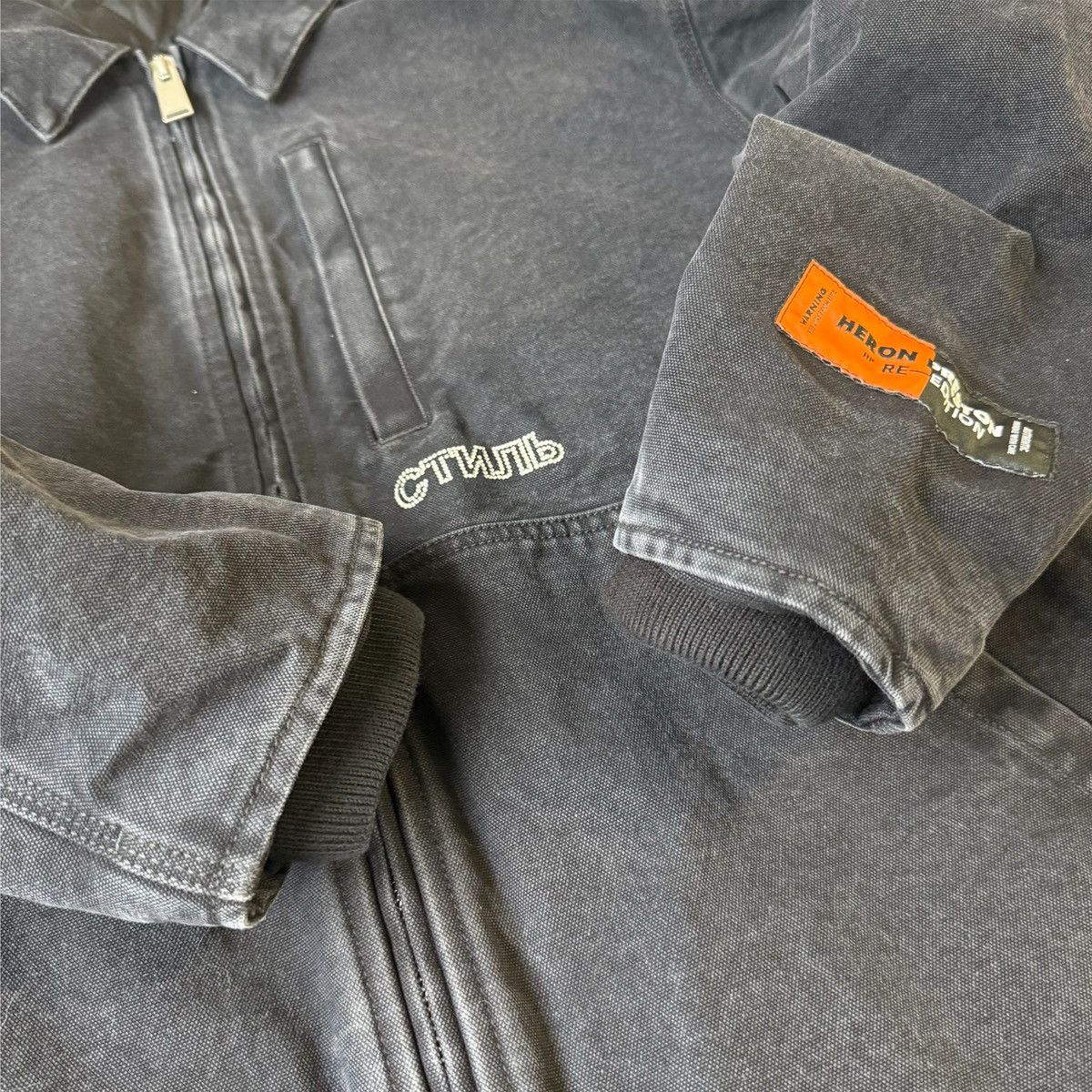Heron Preston Heron Preston CTNMB Canvas Padded Trucker Jacket Size US M / EU 48-50 / 2 - 17 Thumbnail