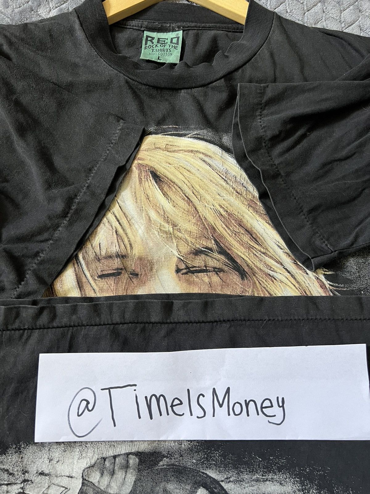 Vintage Band tee x Kurt Cobain x vintage Size US L / EU 52-54 / 3 - 3 Thumbnail
