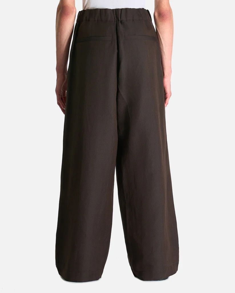 Dries Van Noten o1s1v1r1oon0825 Pilan Pants in Dark Brown Size US 36 / EU 52 - 3 Thumbnail