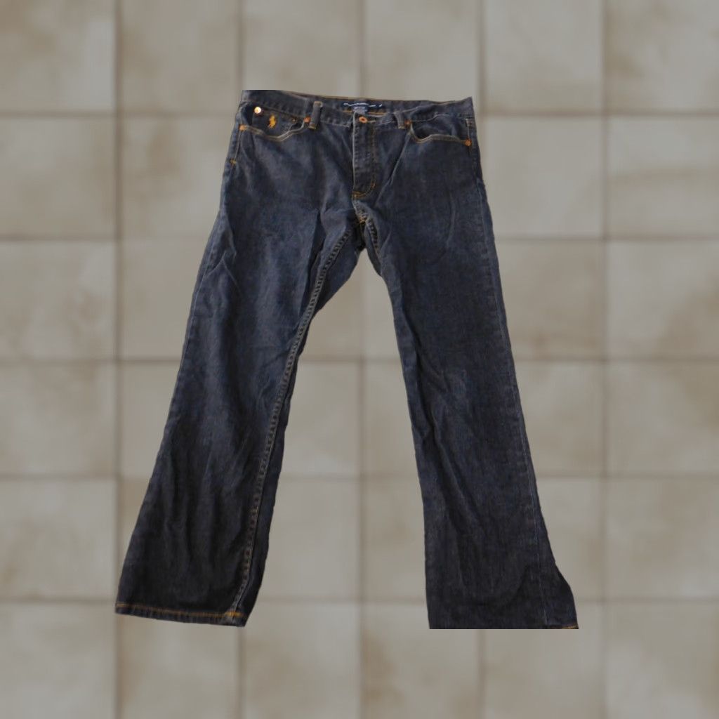 Polo Ralph Lauren Ralph Lauren Sport Jeans Womens Size 31 Blue Straight Denim Tight Fit 25in Inseam Comfort Zipper Regular Rise: N/A–ask if needed Size 24" / US 00 / IT 34 - 1 Thumbnail