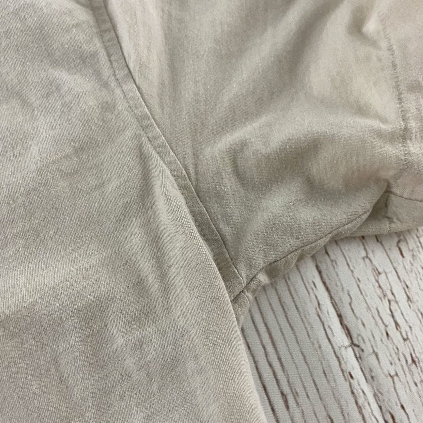 Vintage Linksoul Short Sleeve Button-Up Polo Shirt Mens M Beige Pocket Shirt Size US M / EU 48-50 / 2 - 3 Thumbnail