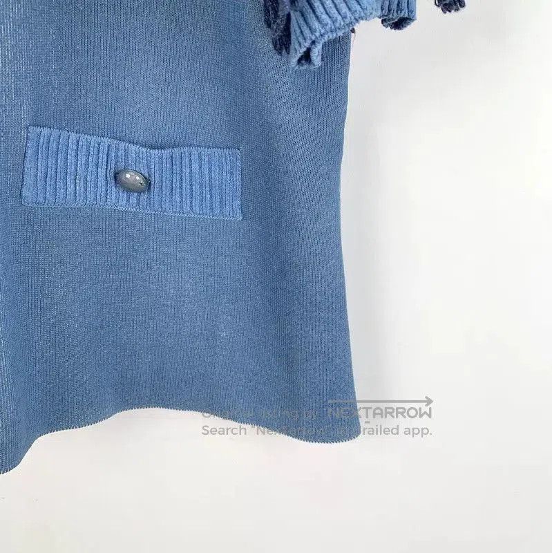 Chanel Chanel Blue Cotton Pullover Sweater for Women . Size M / US 6-8 / IT 42-44 - 4 Thumbnail