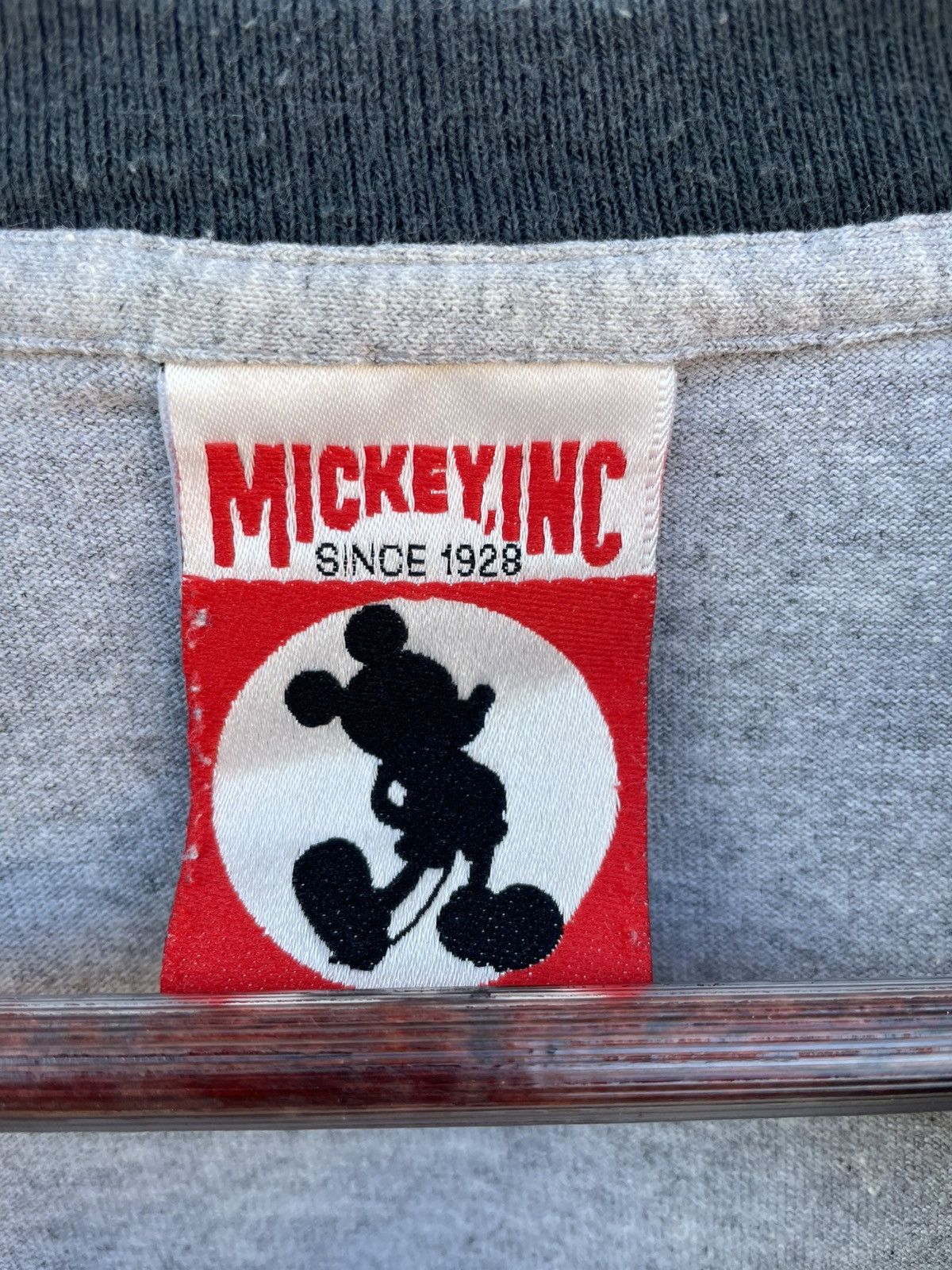 Mickey Inc Vintage 90s Mickey Inc Gray Men’s T-shirt Xl 23 X 29 Size US XL / EU 56 / 4 - 3 Thumbnail