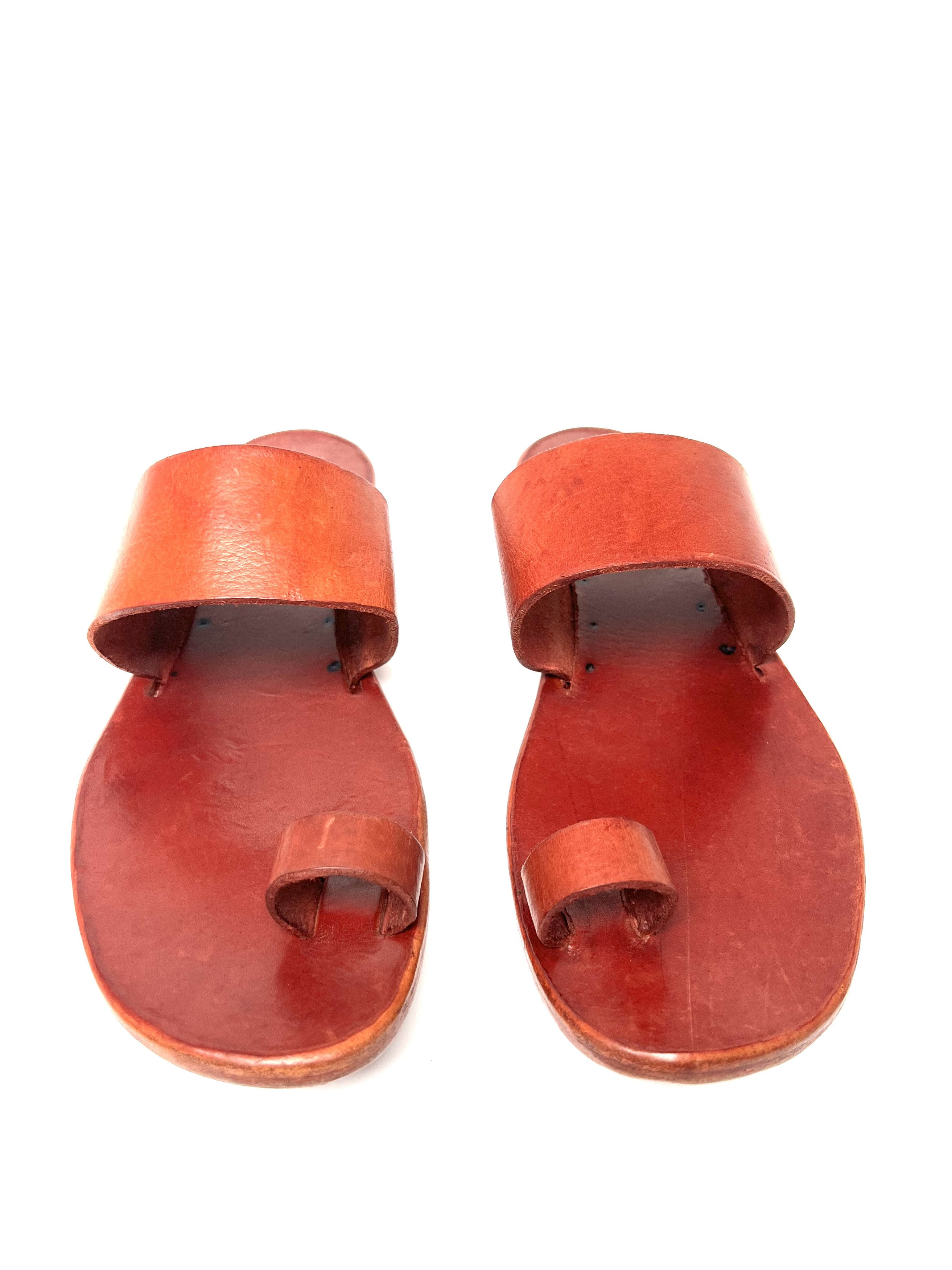 Dimissianos & Miller DIMISSIANOS & MILLER LEATHER SLIDE / SANDALS Size US 11 / EU 44 - 13 Thumbnail