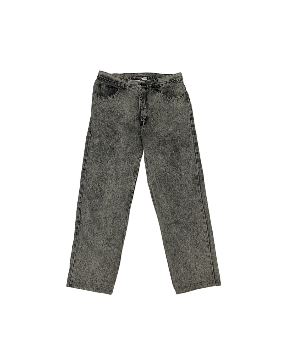 Japanese Brand × Vintage Crazy Faded Grey Y2K 2000’s Jonathan G Crazy Baggy Jeans 32 Size US 32 / EU 48 - 2 Thumbnail