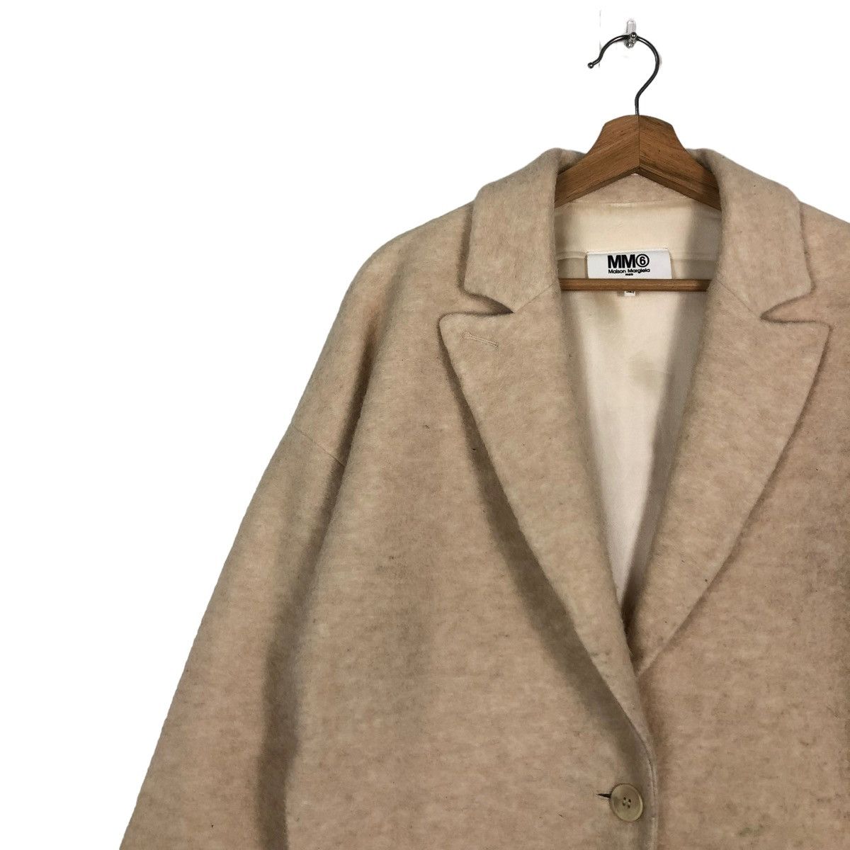 Maison Margiela 🔥MM6 A/W 2016 Mohair Wool Double Breast Jacket Faux Fur Size M / US 6-8 / IT 42-44 - 7 Thumbnail