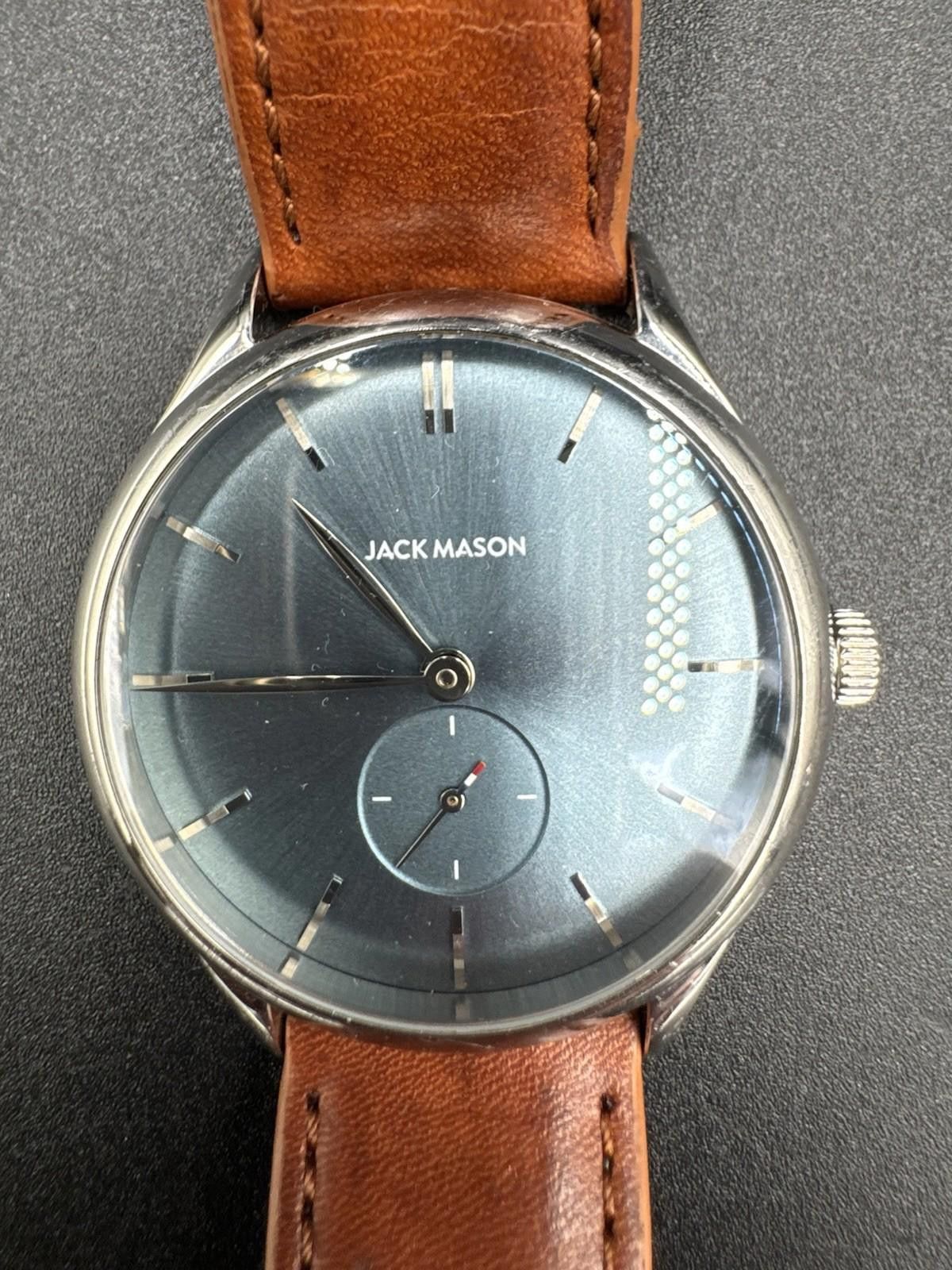 Jack Mason Ellum Watch Naby Blue Black Leather JM-H201-007 Brand New Rare 10ATM Ellum: The Ultimate Distinctive You – Jack Mason main image 2