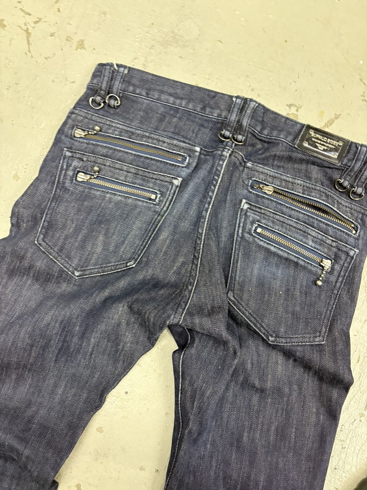 Tornado Mart Waxed Buffalo Bobs Indigo D-ring playboy holy land J Cut Size US 31 - 17 Thumbnail