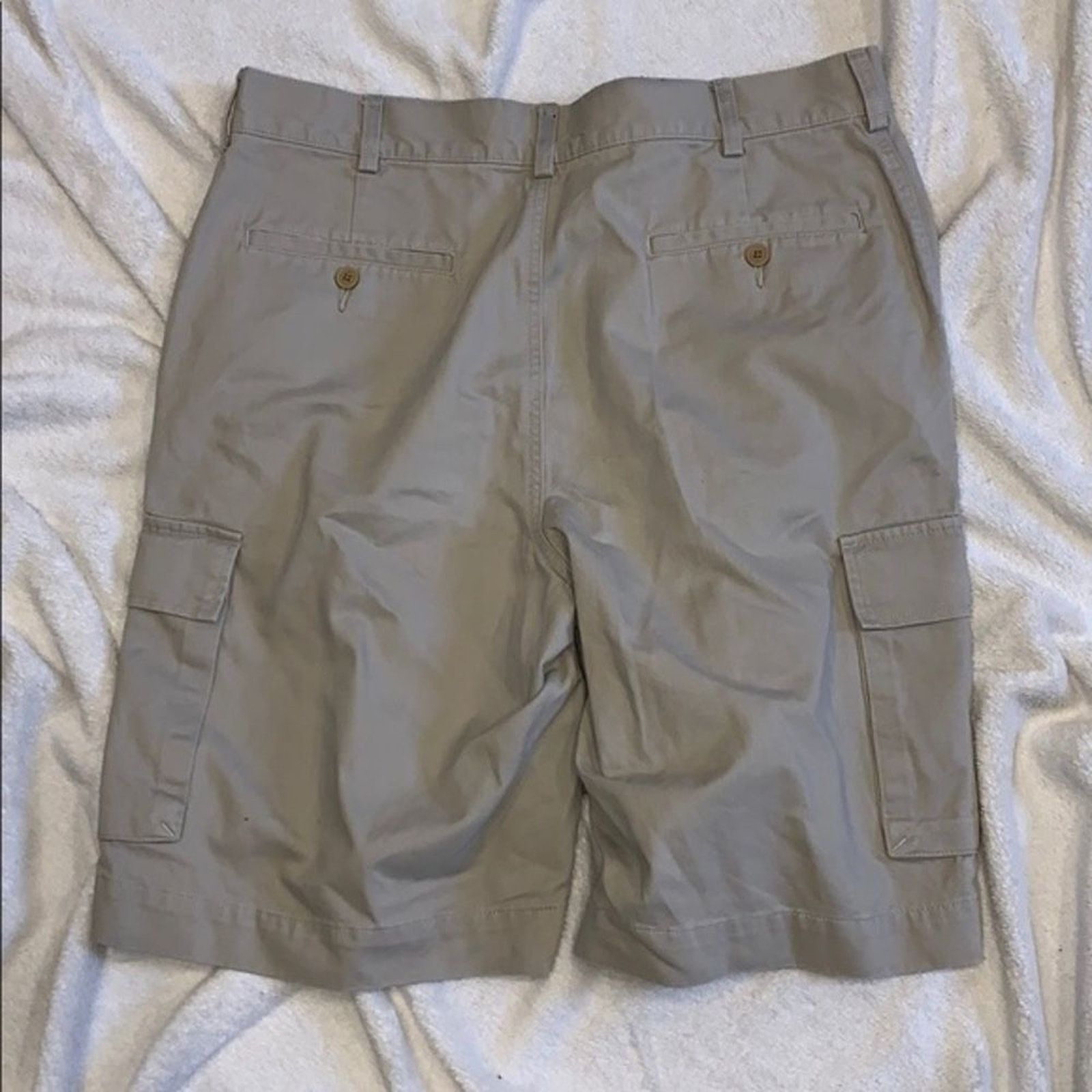 Jos. A. Bank Joseph A Bank Tan Neutral Cargo Shorts | Sz 35 Size US 35 - 5 Thumbnail
