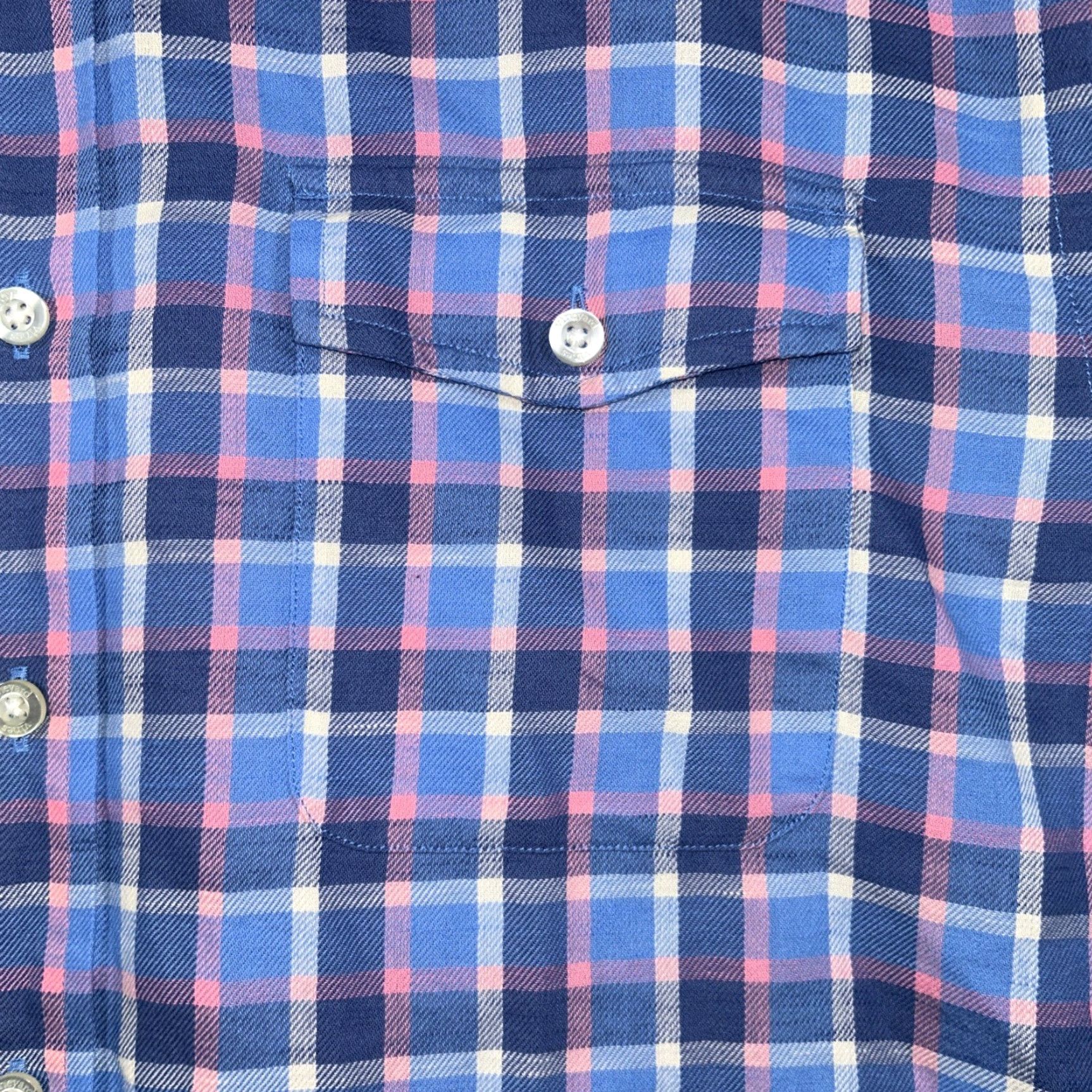 Vineyard Vines Vineyard Vines Crosby Shirt Shirt Button-Down L Blue Plaid Slim Fit Mens Long Sleeve Button-Up Size US L / EU 52-54 / 3 - 4 Thumbnail