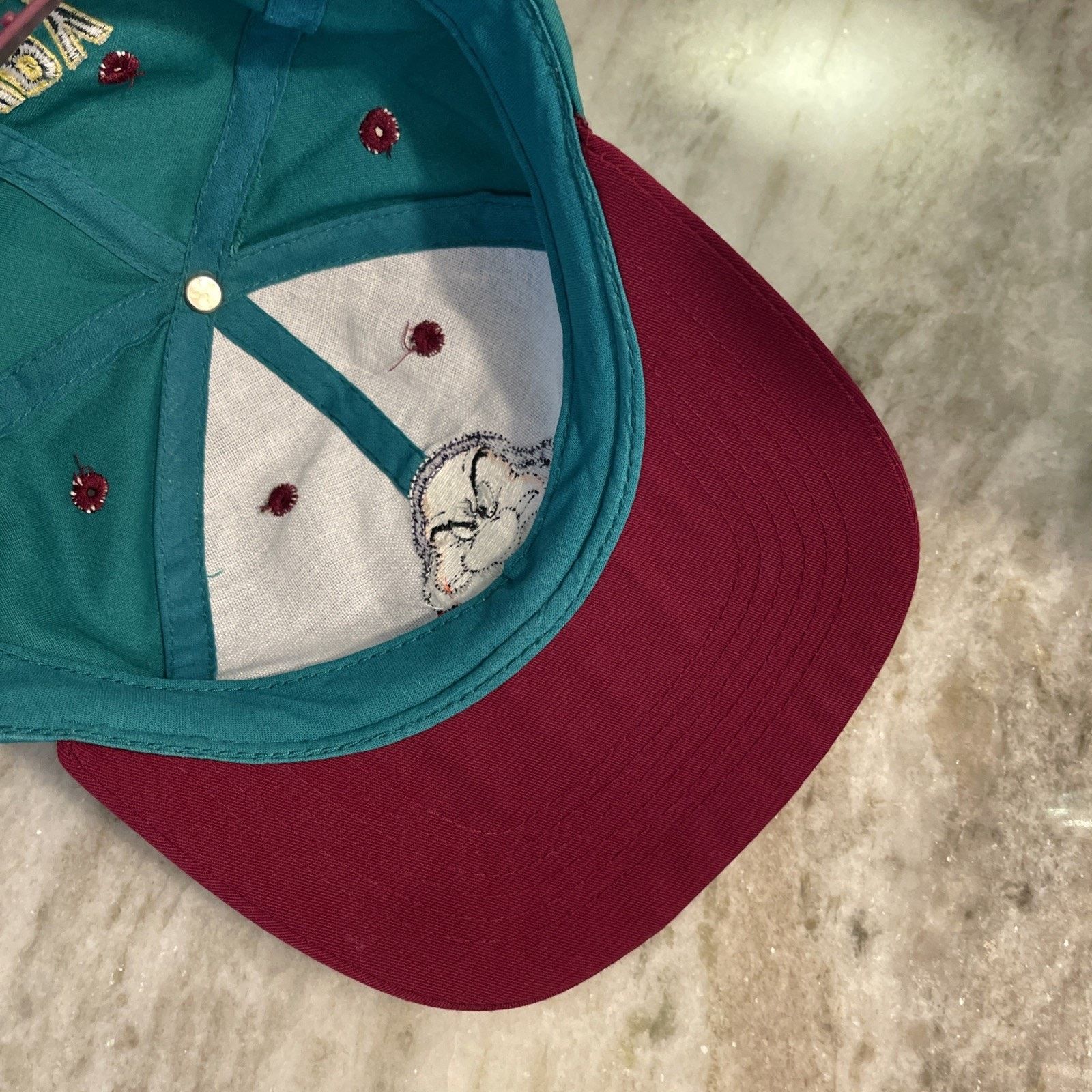 Disney Vtg Disney Hat Grumpy Snow White Dwarves Snapback Blockhead Size ONE SIZE - 8 Thumbnail