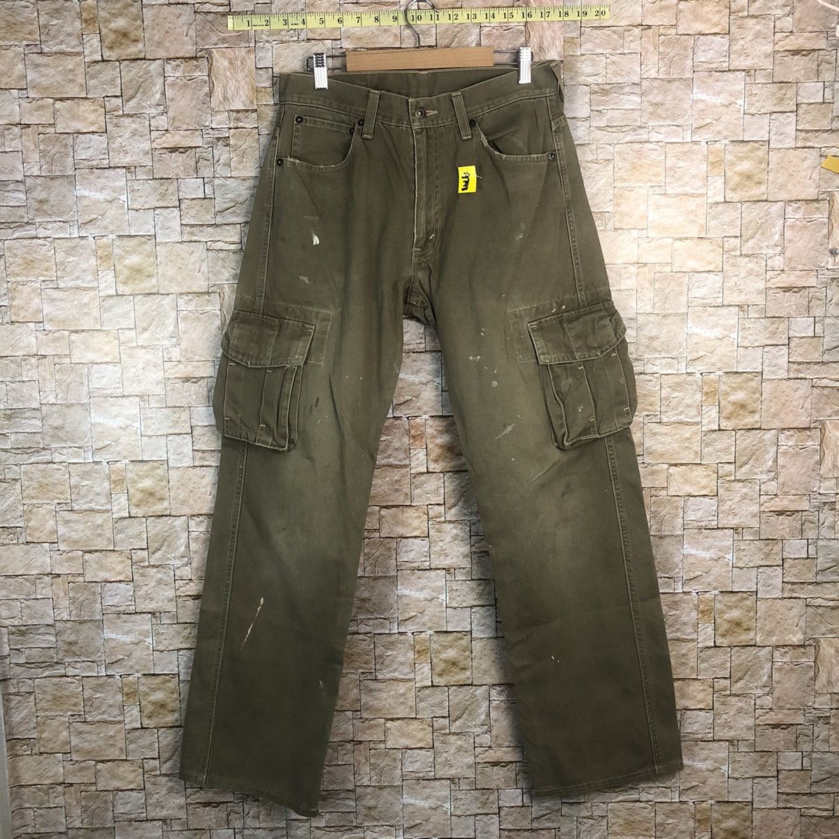 Levis Green Cargo Multipocket Pants #A748