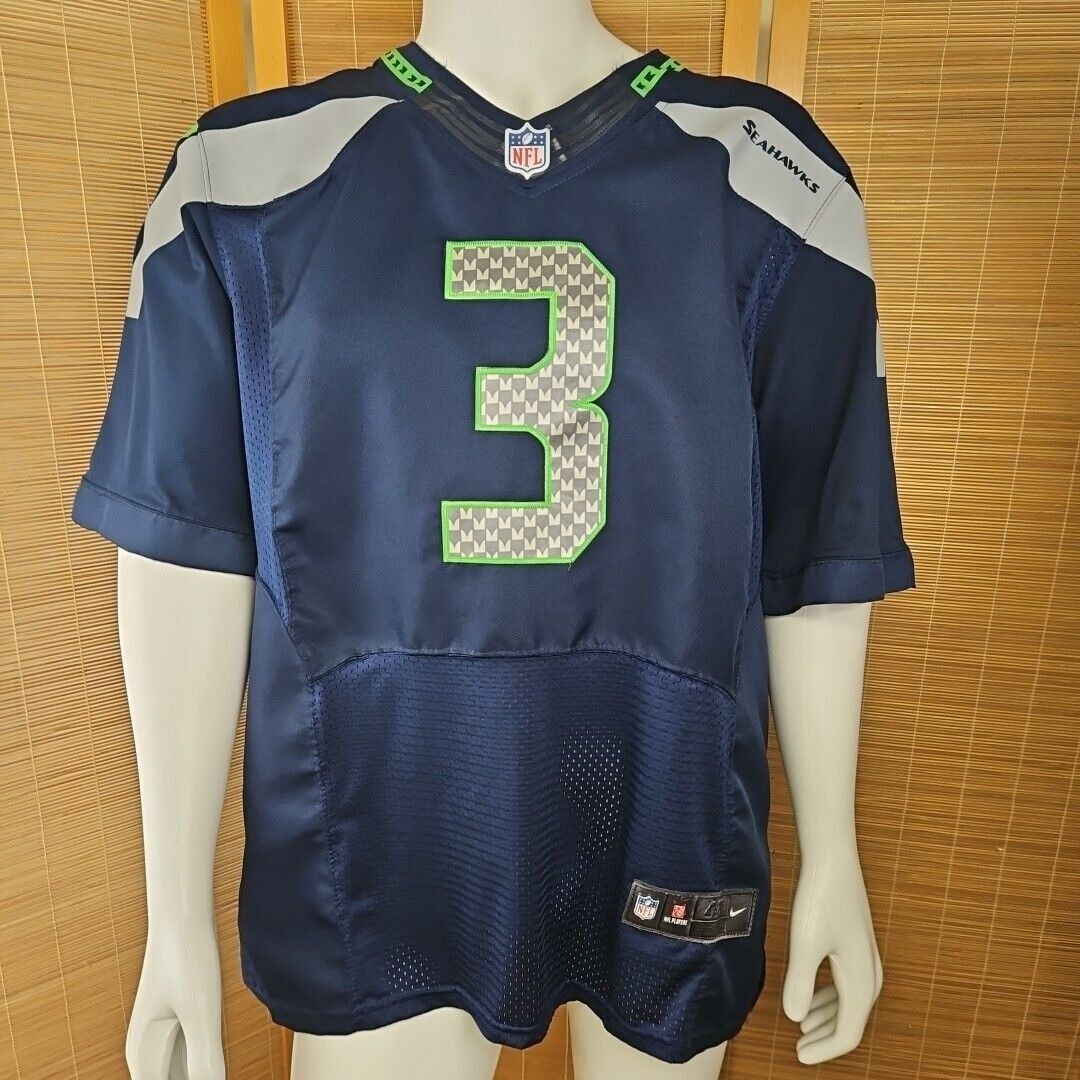 Nike Nike Seattle Seahawks Jersey Russell Wilson #3 On Field Foot Size US XL / EU 56 / 4 - 2 Thumbnail