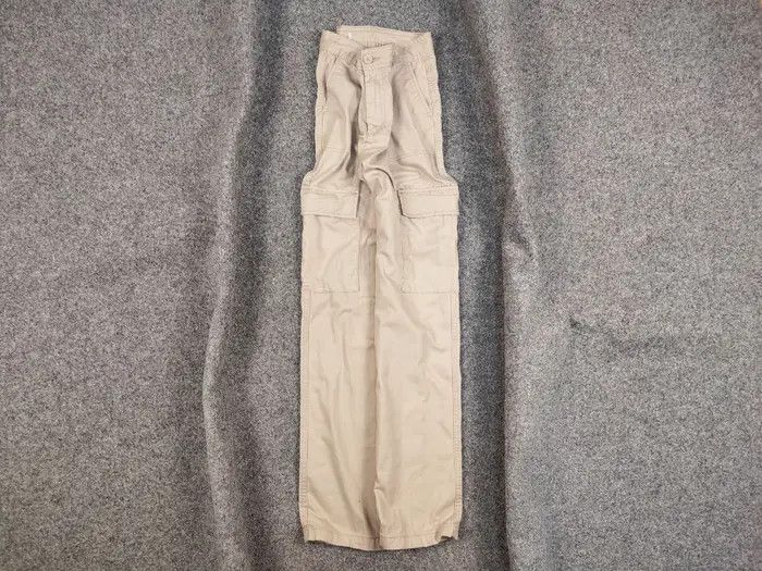 Japanese Brand Vintage Japanese Casual Beige Baggy Cargo Pants Y2K Style Size US 32 / EU 48 - 1 Thumbnail