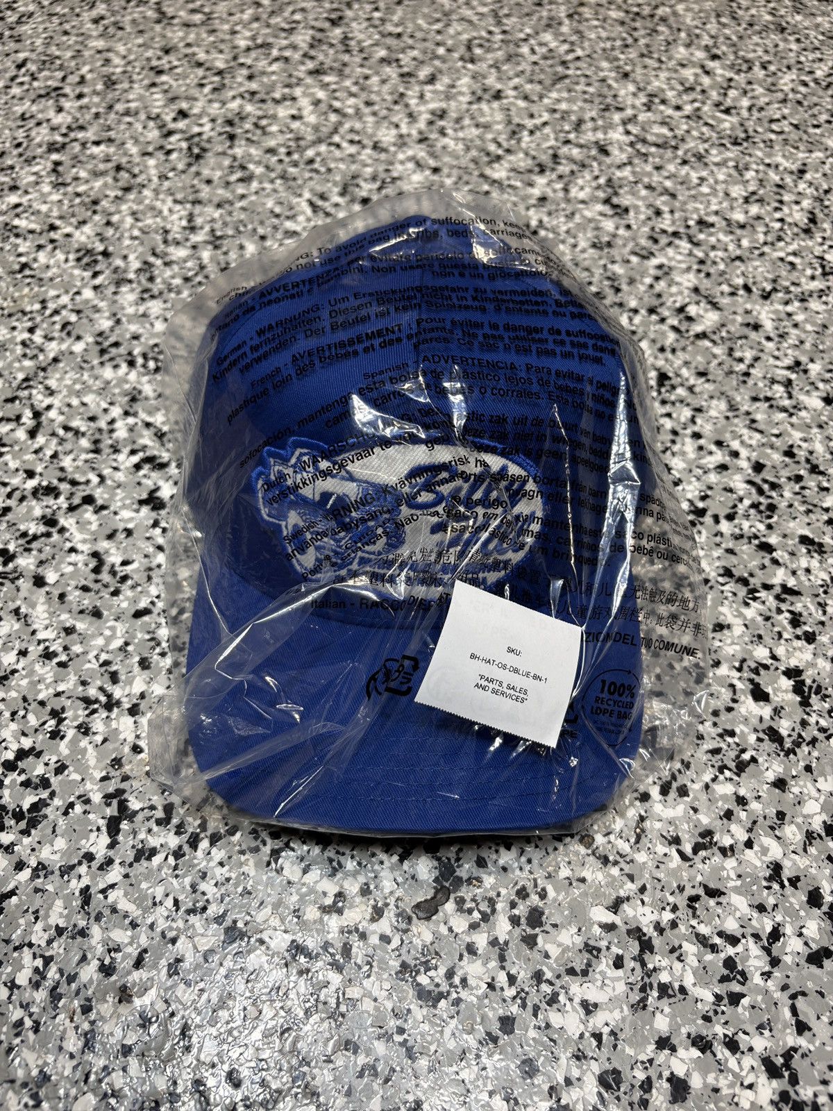 Billy Hill 2021 Billy Hill Blue “Parts, S&S” Patched Truckers Hat OSFM Size ONE SIZE - 3 Thumbnail