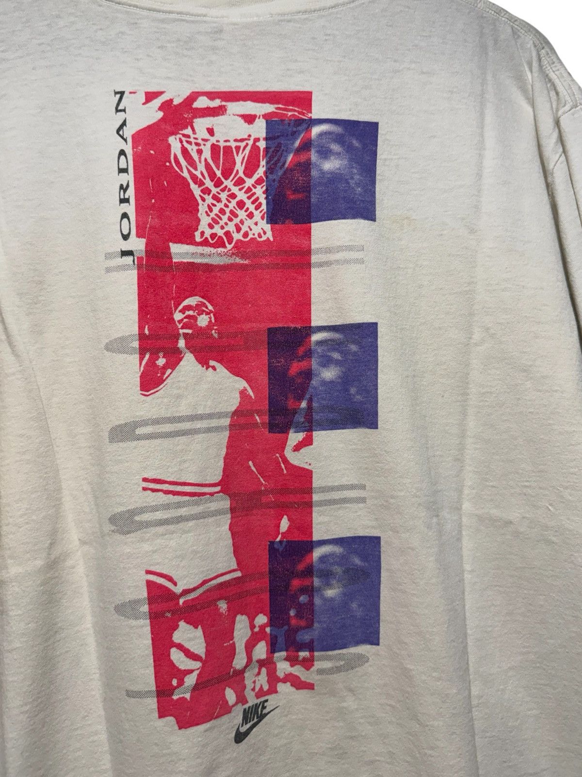 Nike Vintage 90s Nike Air Jordan Slam Dunk Tee Size XL Single Size US XL / EU 56 / 4 - 7 Thumbnail