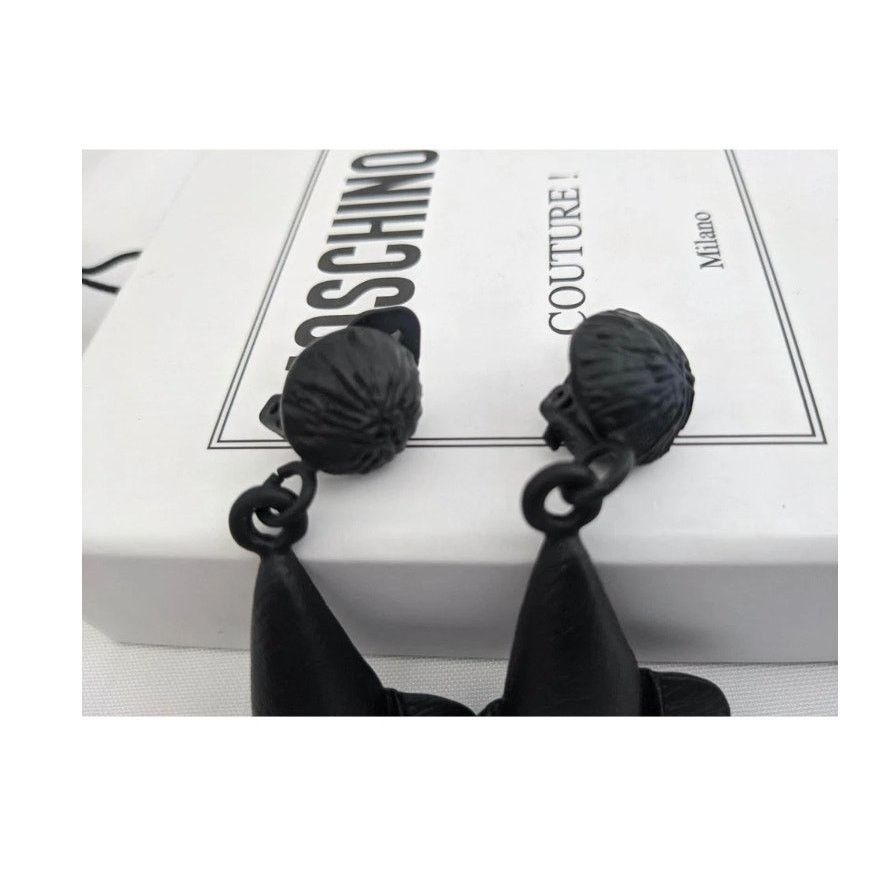 Moschino SS20 Moschino Couture Jeremy Scott CLIP ON EARRINGS TRICK Size ONE SIZE - 9 Thumbnail