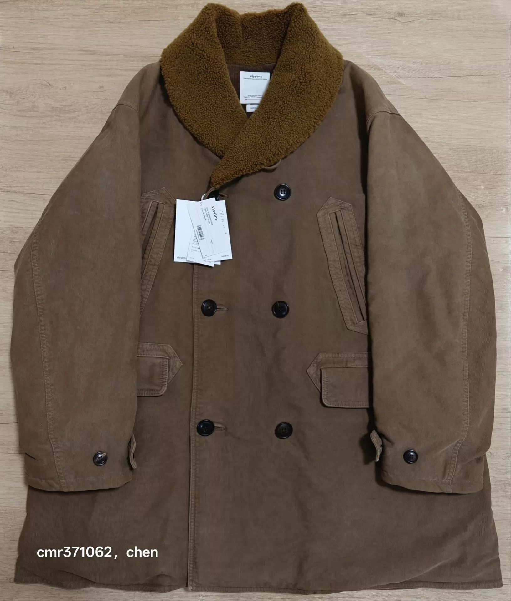 Visvim VISVIM 23AW FURLONG P.COAT dk brn sz2, worn 1x NM Size US M / EU 48-50 / 2 - 1 Thumbnail