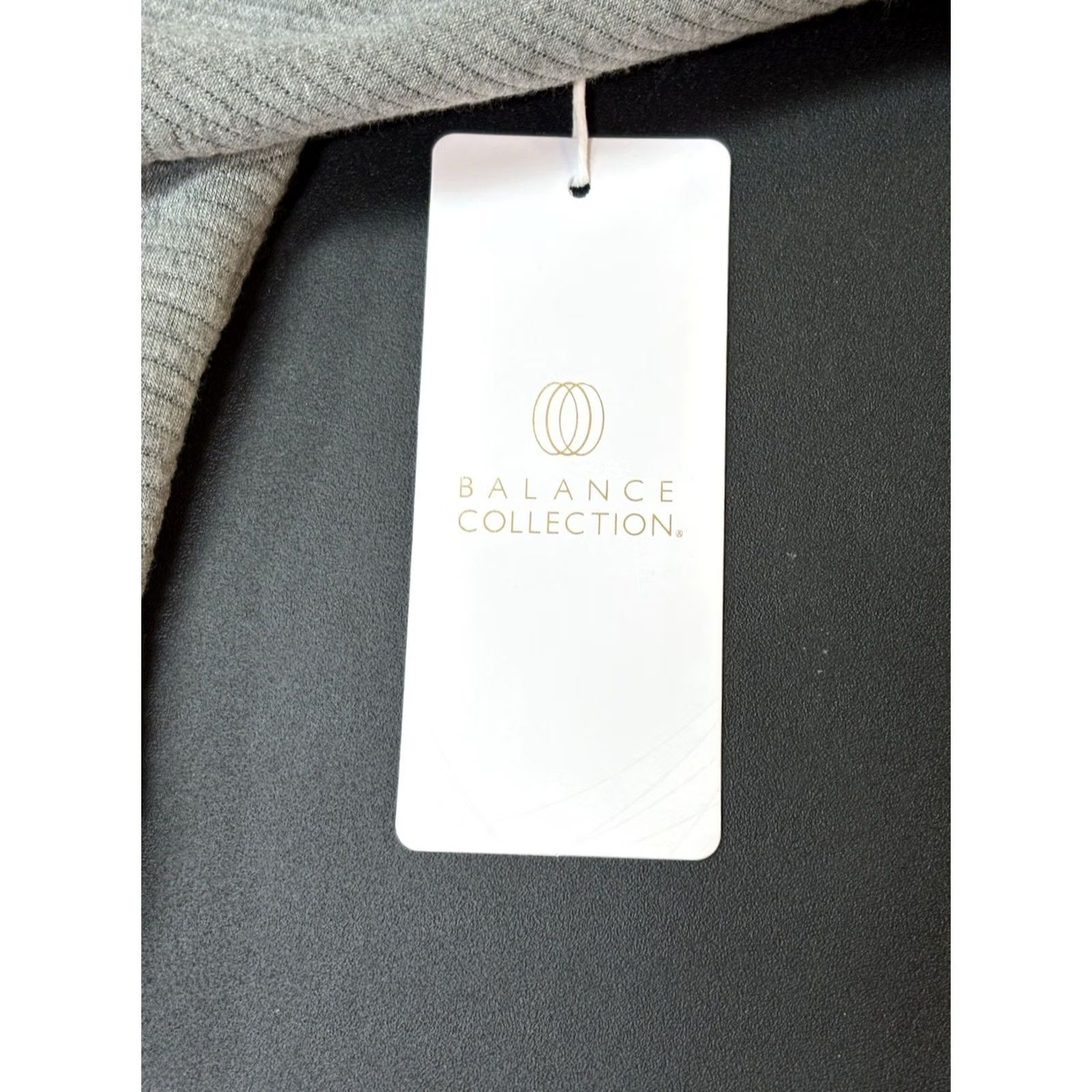 Vintage NWT Balance Collection Quarter Zip Pullover Gray Women’s Medium Casual Activewear Gym & Training 1/4 Zip Size M / US 6-8 / IT 42-44 - 2 Thumbnail