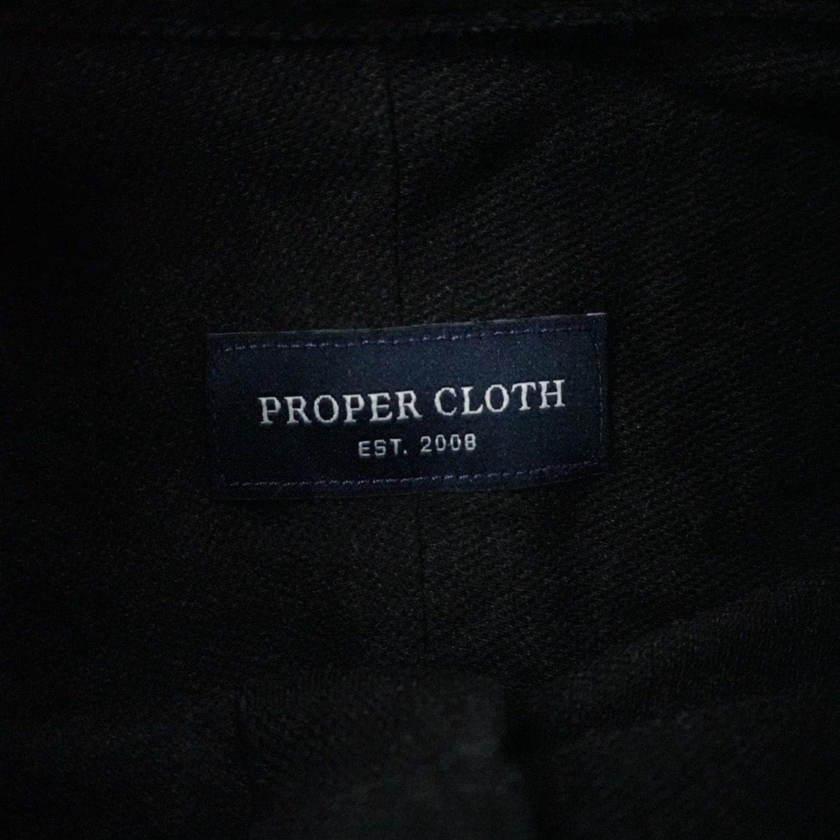 Proper Cloth Proper Cloth Dress Shirt Mens 16 32 Dark Charcoal Ventura Knit Pique Button Up Size 42R - 7 Thumbnail