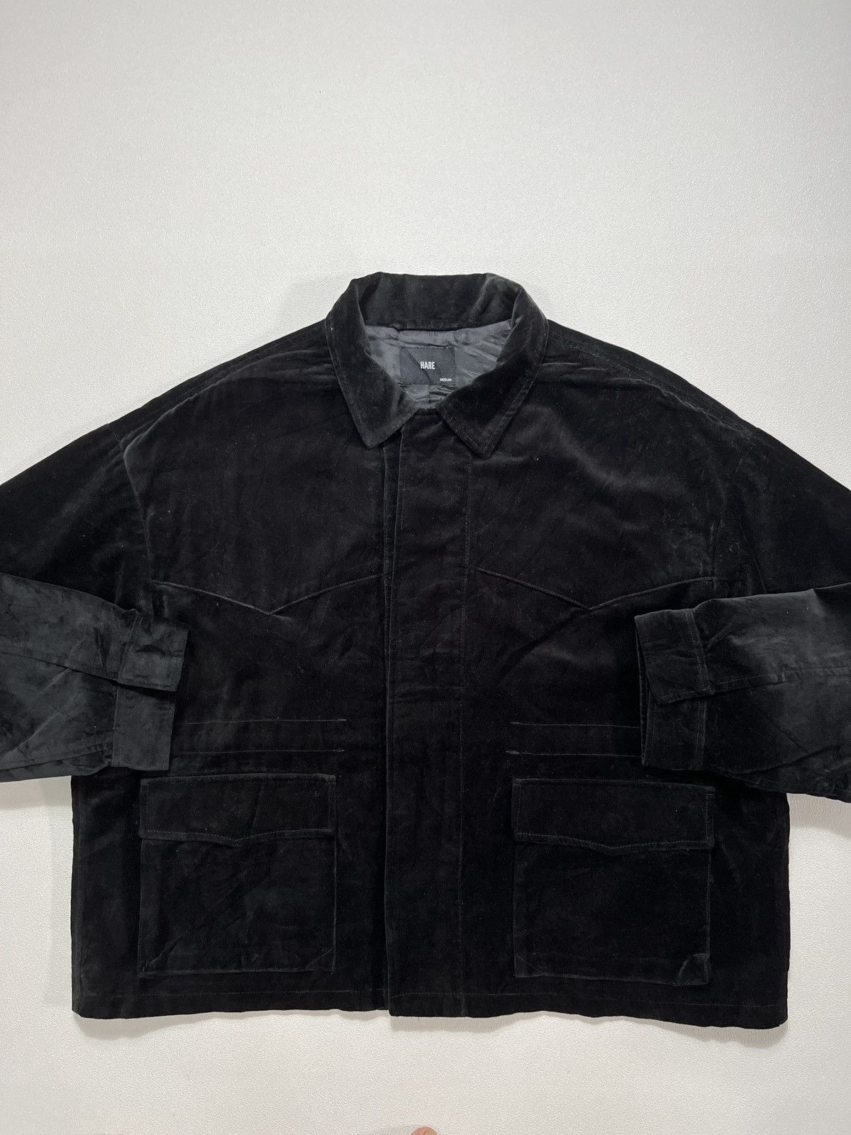 Beams Plus HARE Velvet Military Blouson Black Size US M / EU 48-50 / 2 - 6 Thumbnail