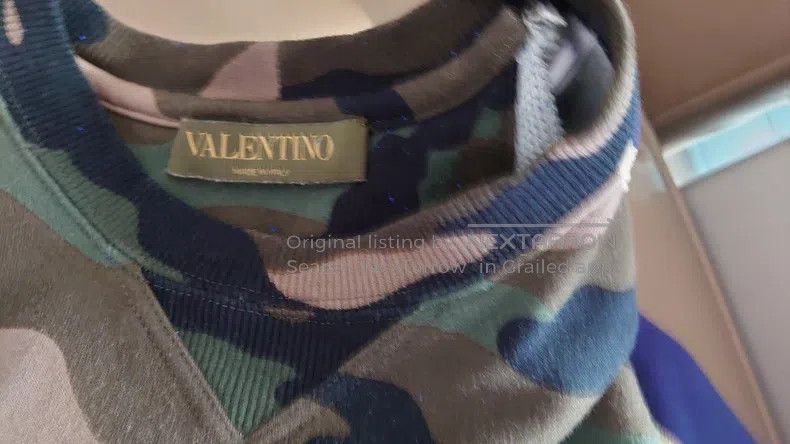 Valentino Valentino Camouflage sweatshirt Size US S / EU 44-46 / 1 - 4 Thumbnail