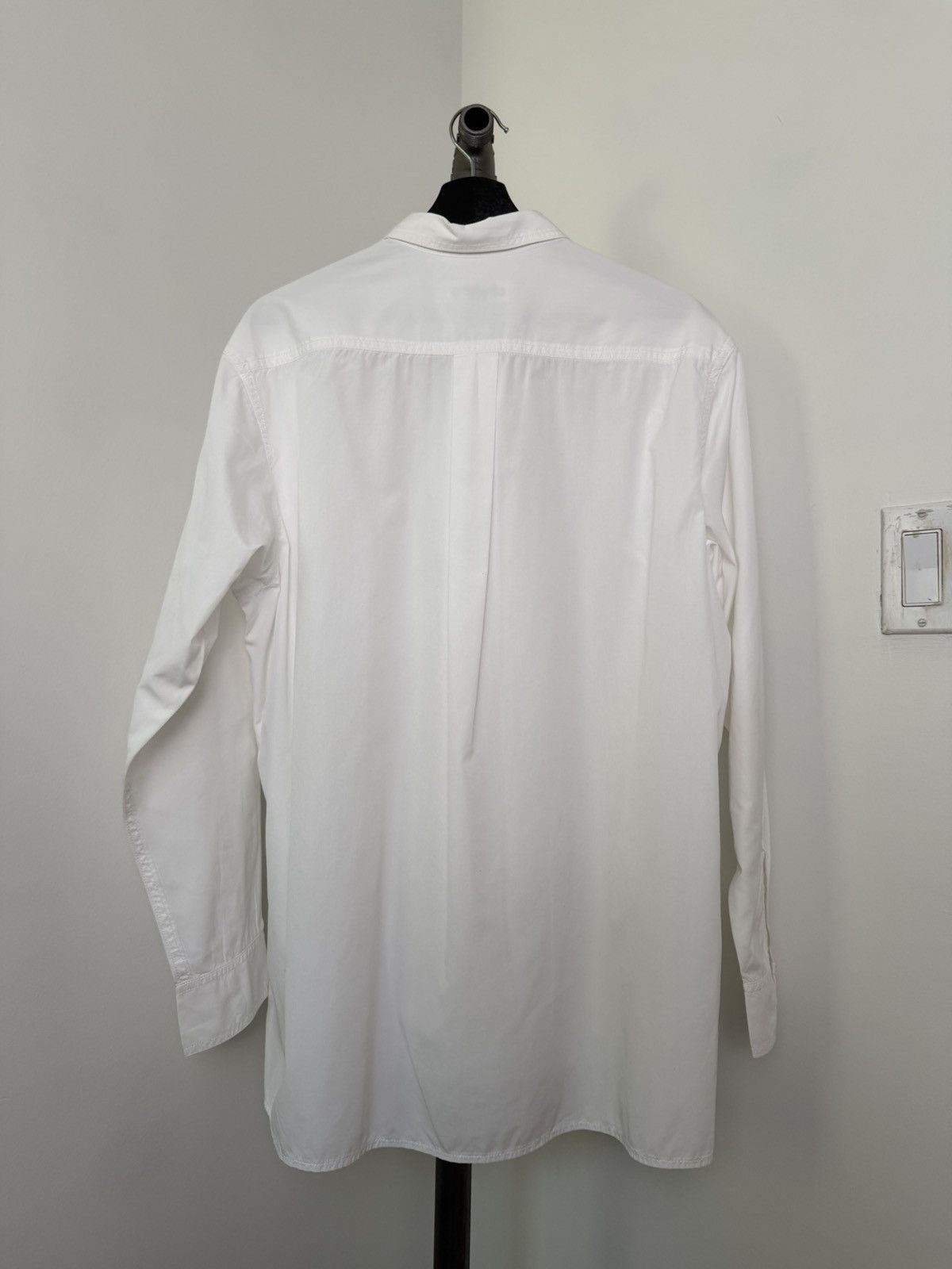 Yohji Yamamoto POUR HOMME White Button-Up Size US M / EU 48-50 / 2 - 5 Thumbnail