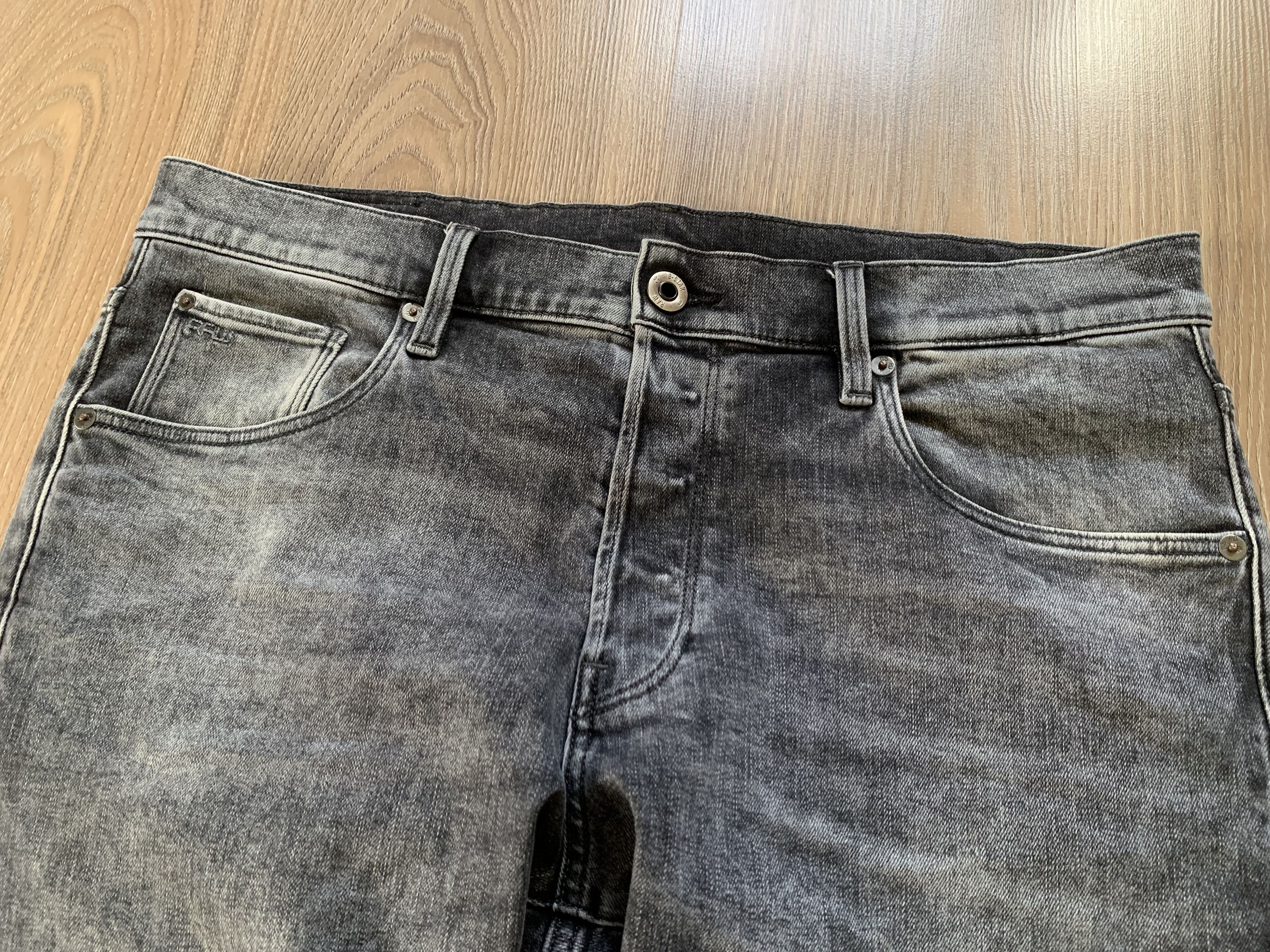 G-Star G-Star Raw 3301 Regular Tapered Grey Jeans Size US 36 / EU 52 - 4 Thumbnail