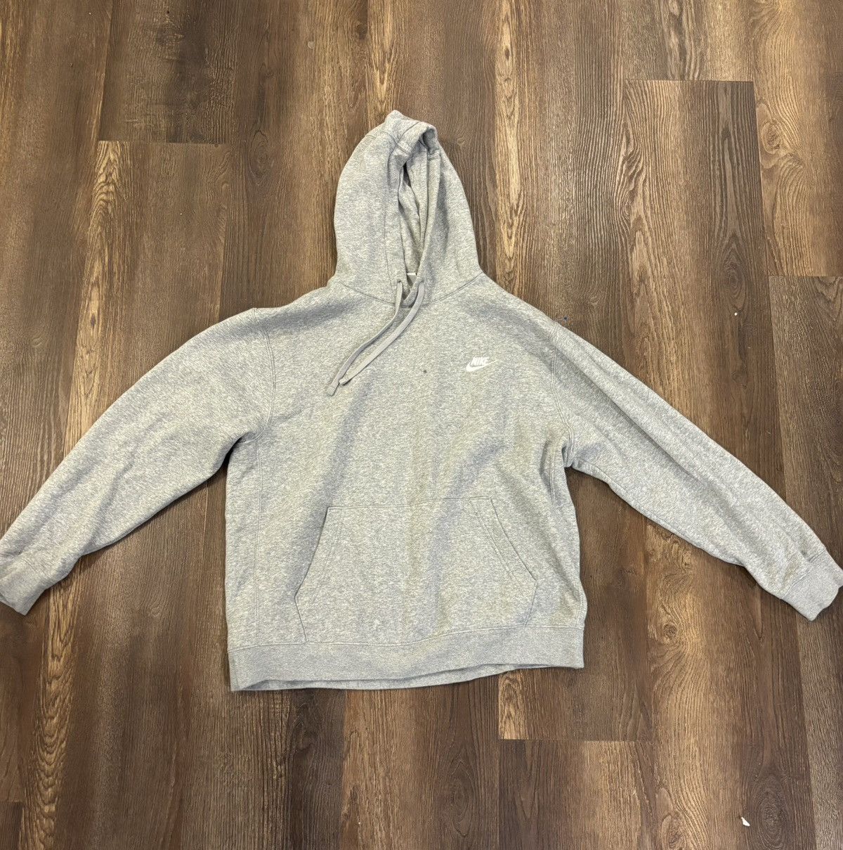 Nike Grey Nike Hoodie Size US L / EU 52-54 / 3 - 1 Thumbnail