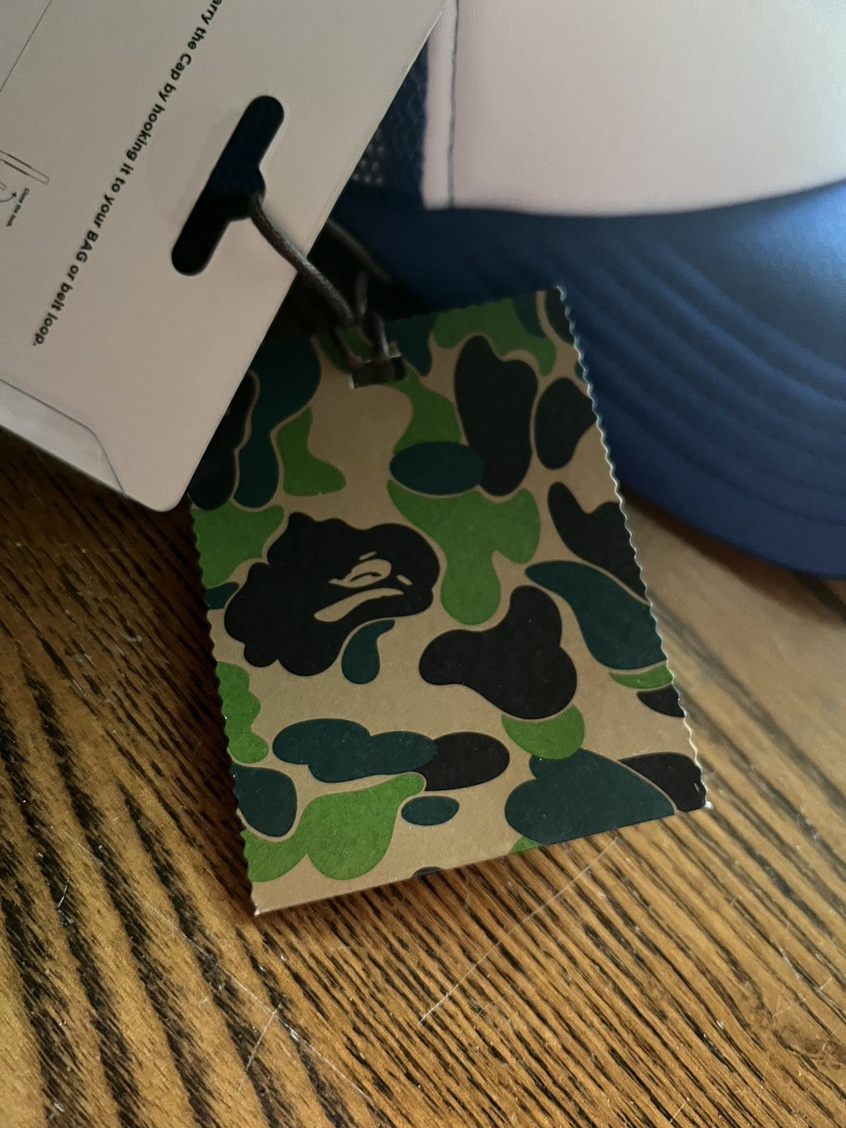 Bape Bape College Mesh Trucker Hat - Blue Size ONE SIZE - 5 Thumbnail