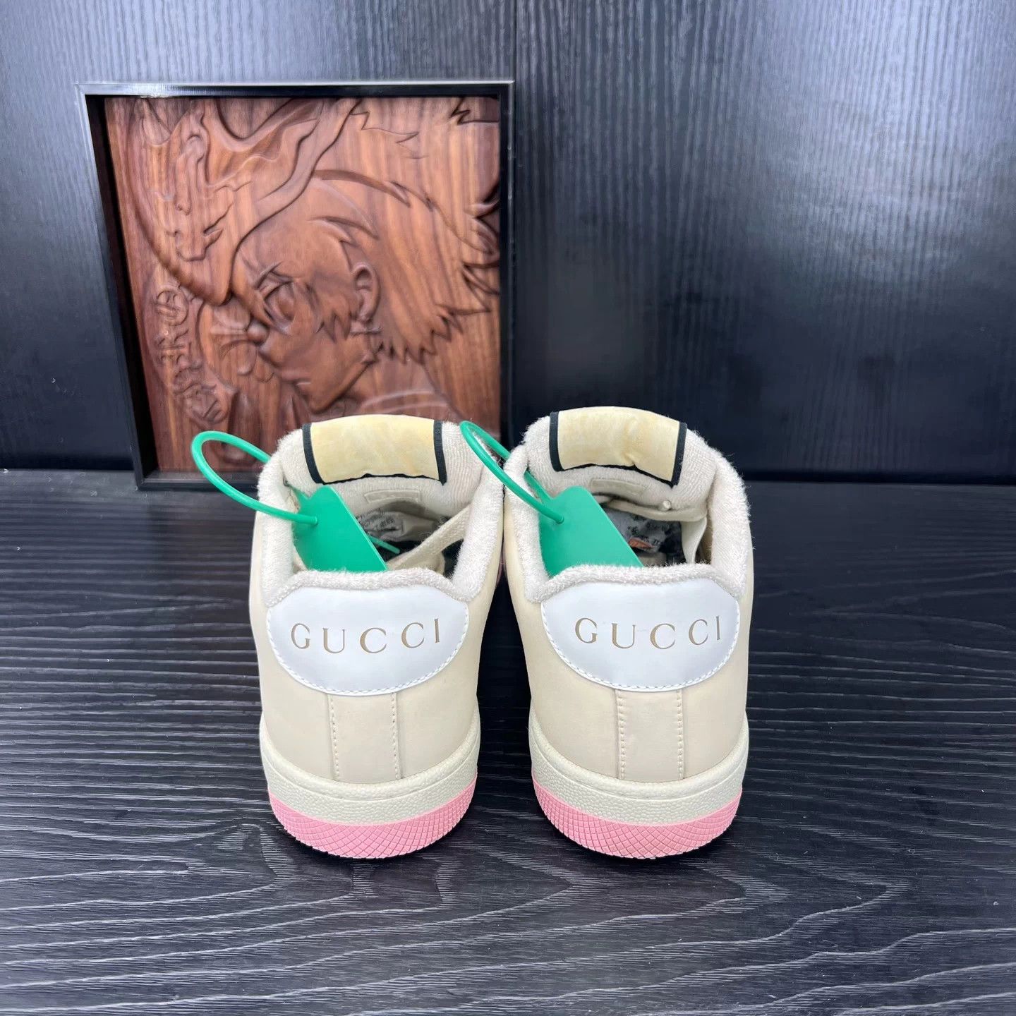 Gucci Gucci Distressed Sneaker millet 36.5 like new Size US 5.5 / IT 35.5 - 3 Thumbnail