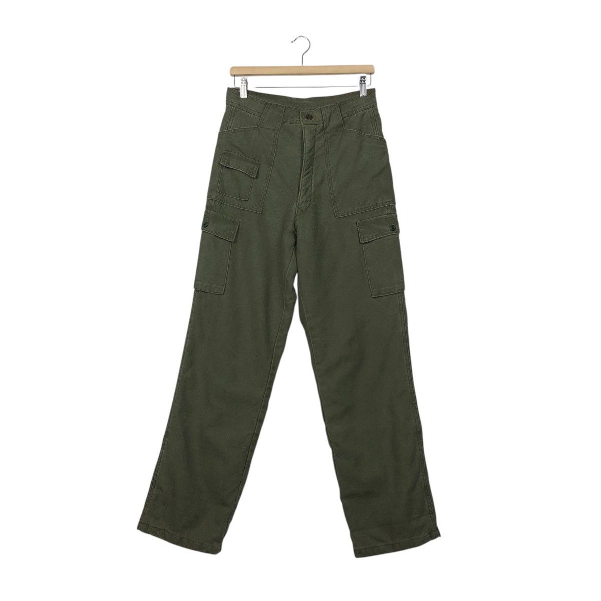 Japanese Brand 📌Vintage Chore Biker Pants Military Sunrocky Size US 30 / EU 46 - 2 Thumbnail