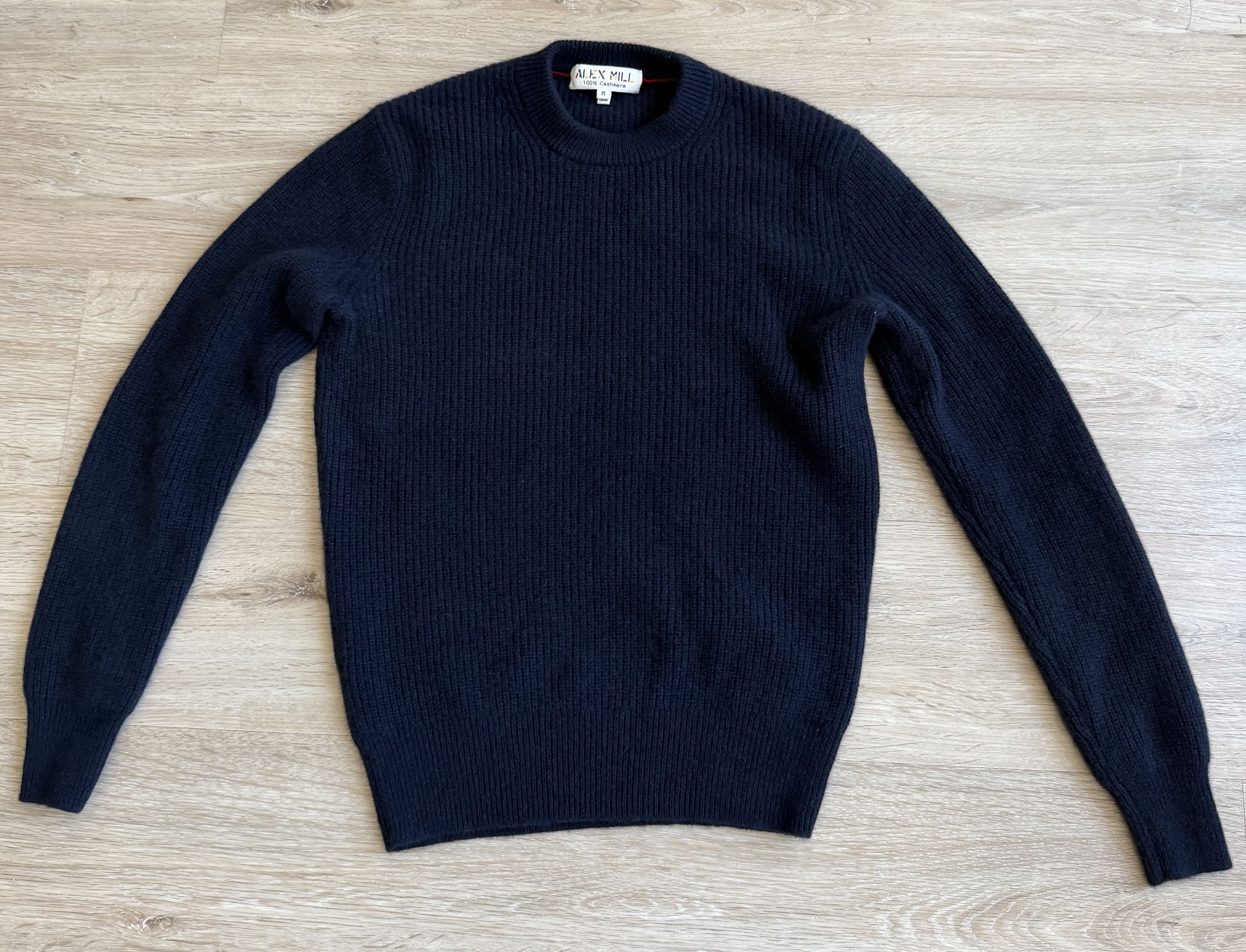 Alex Mill Alex Mill 100% Cashmere Navy Blue Sweater - Medium Size US M / EU 48-50 / 2 - 1 Thumbnail